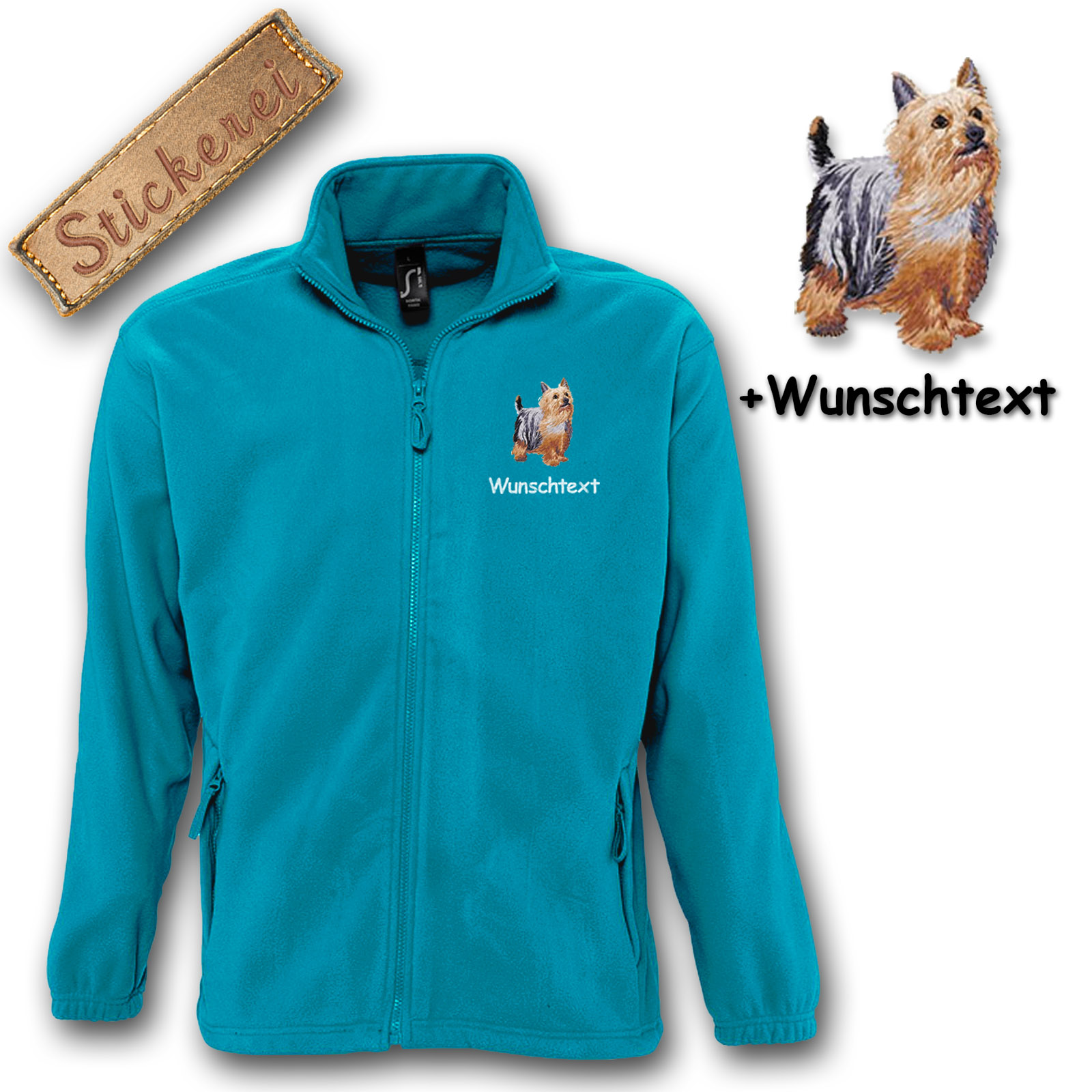 Fleecejacke Australian Silky Terrier – Bild 18