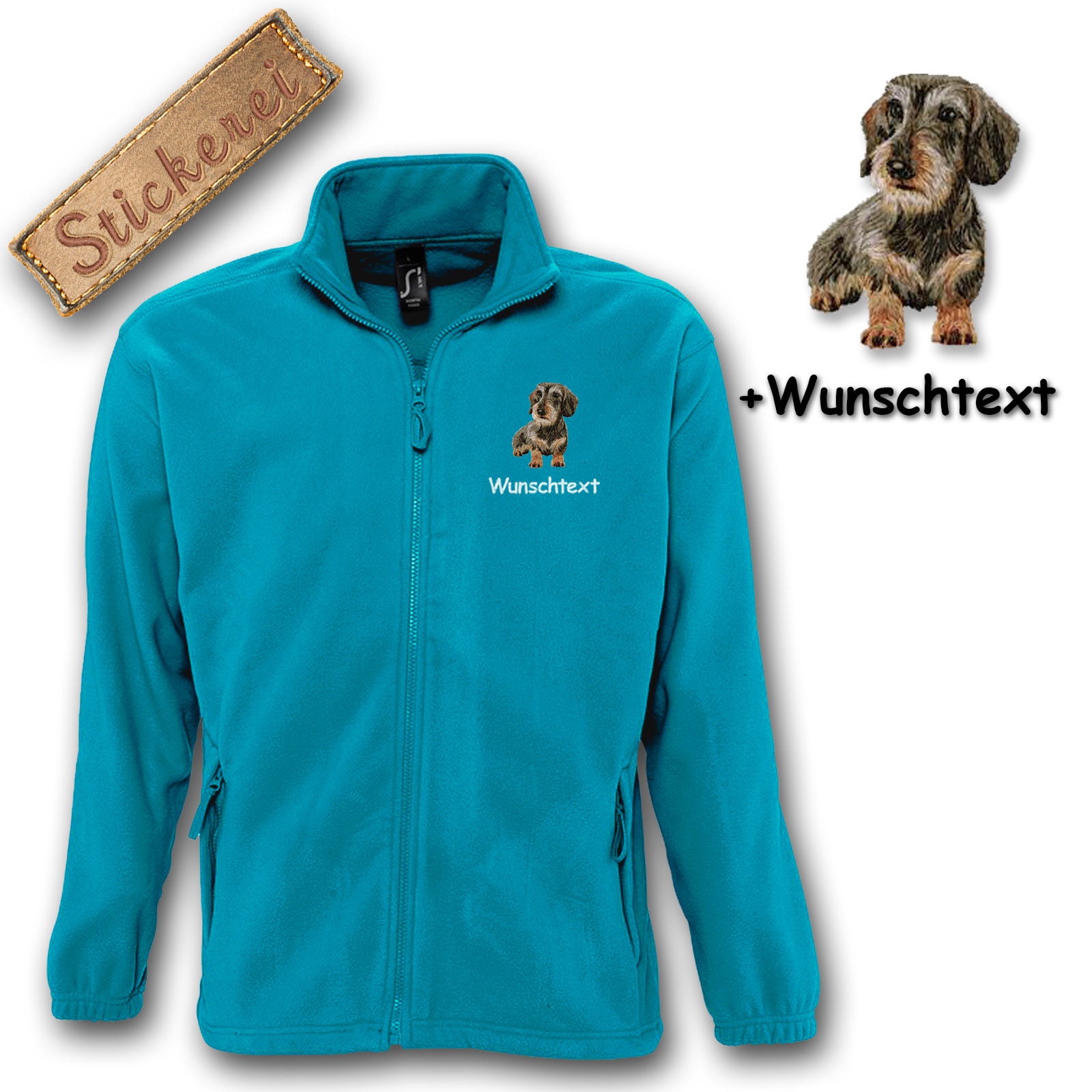 Fleecejacke Dackel – Bild 18