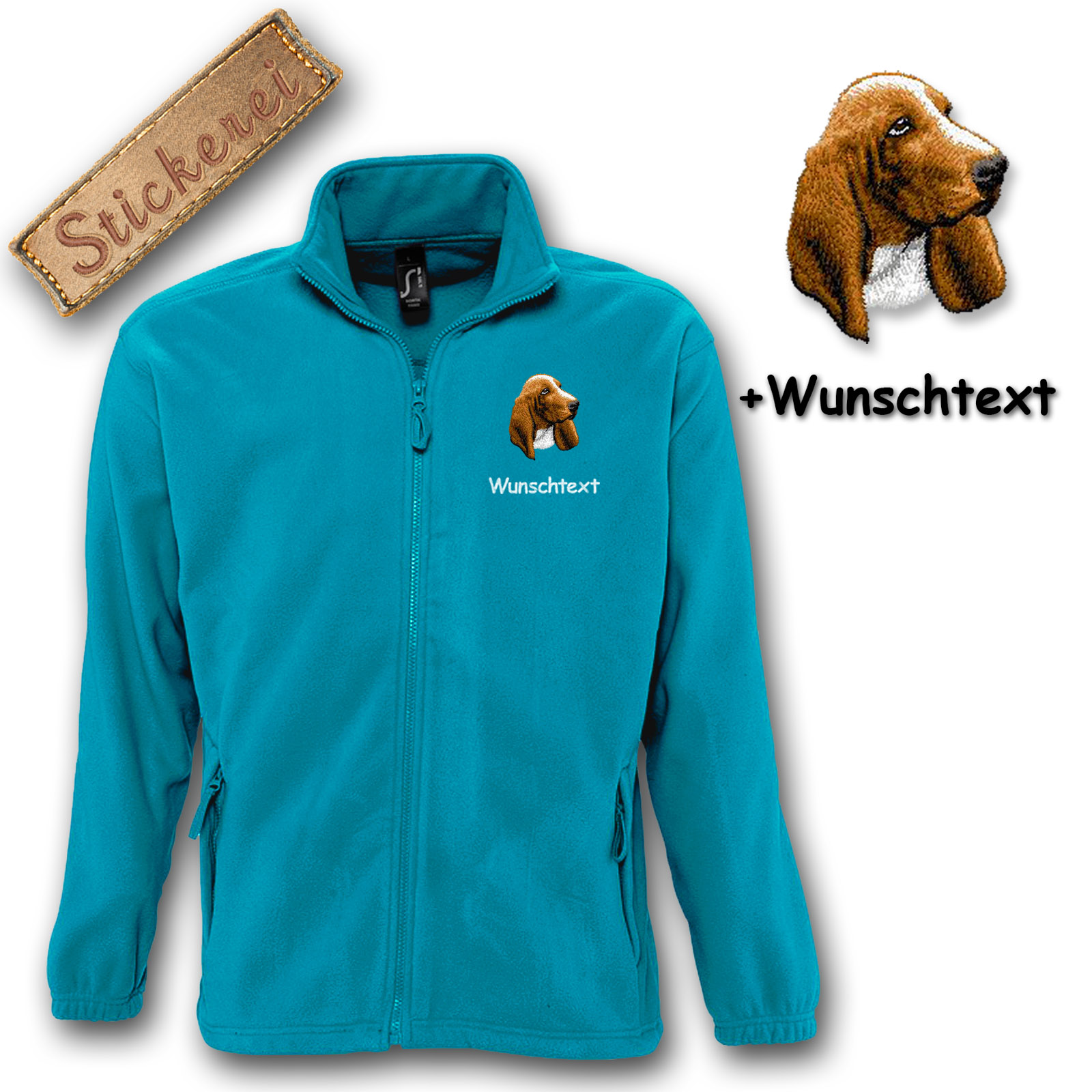 Fleecejacke Basset – Bild 18