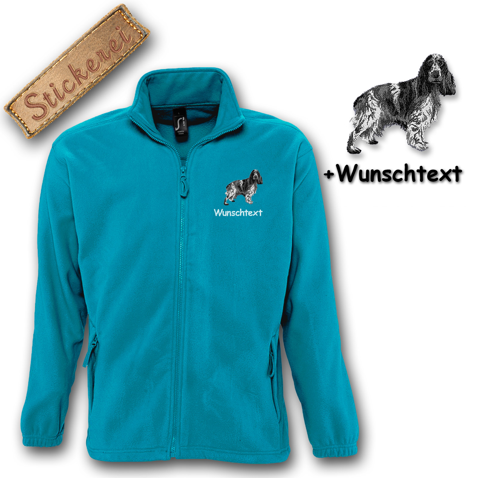 Fleecejacke English Cocker Spaniel – Bild 12