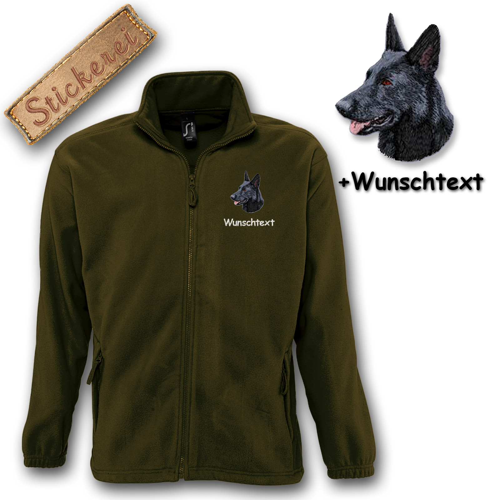 Fleecejacke Schäferhund – Bild 16