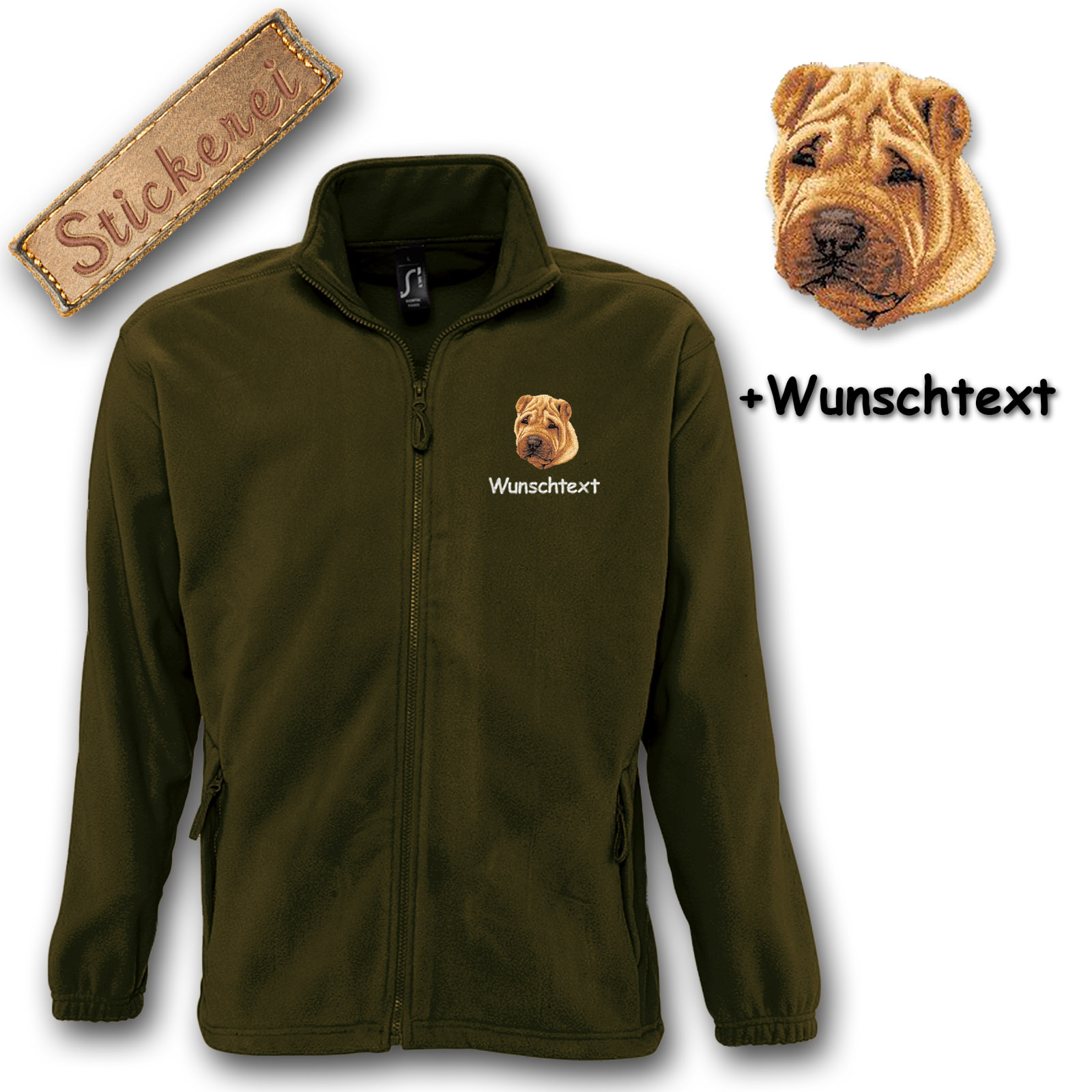 Fleecejacke Shar-Pei – Bild 4