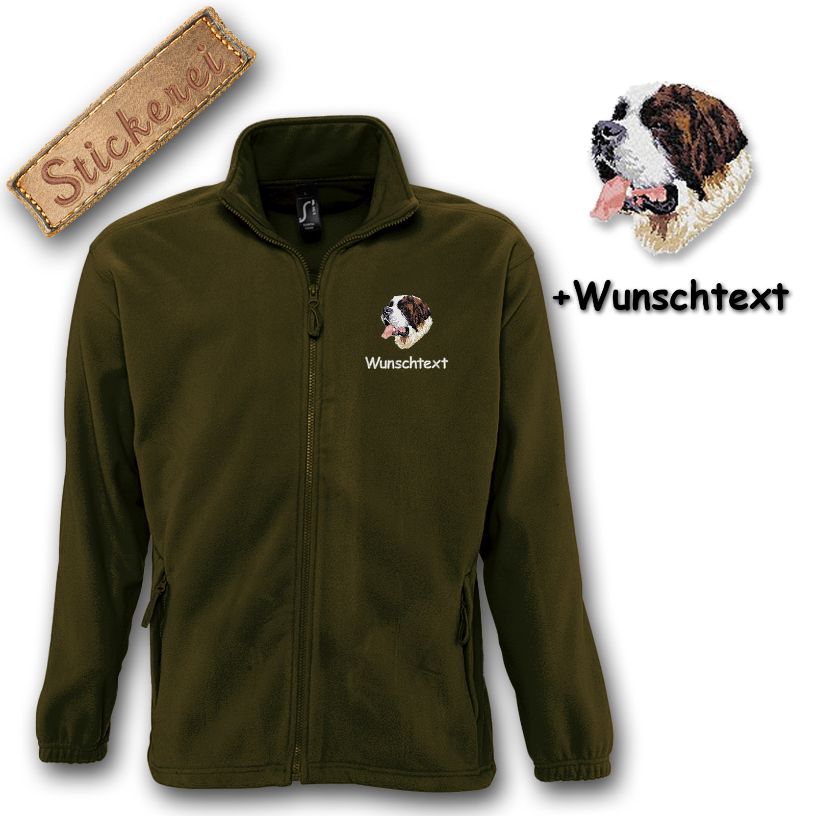 Fleecejacke Bernhardiner – Bild 18