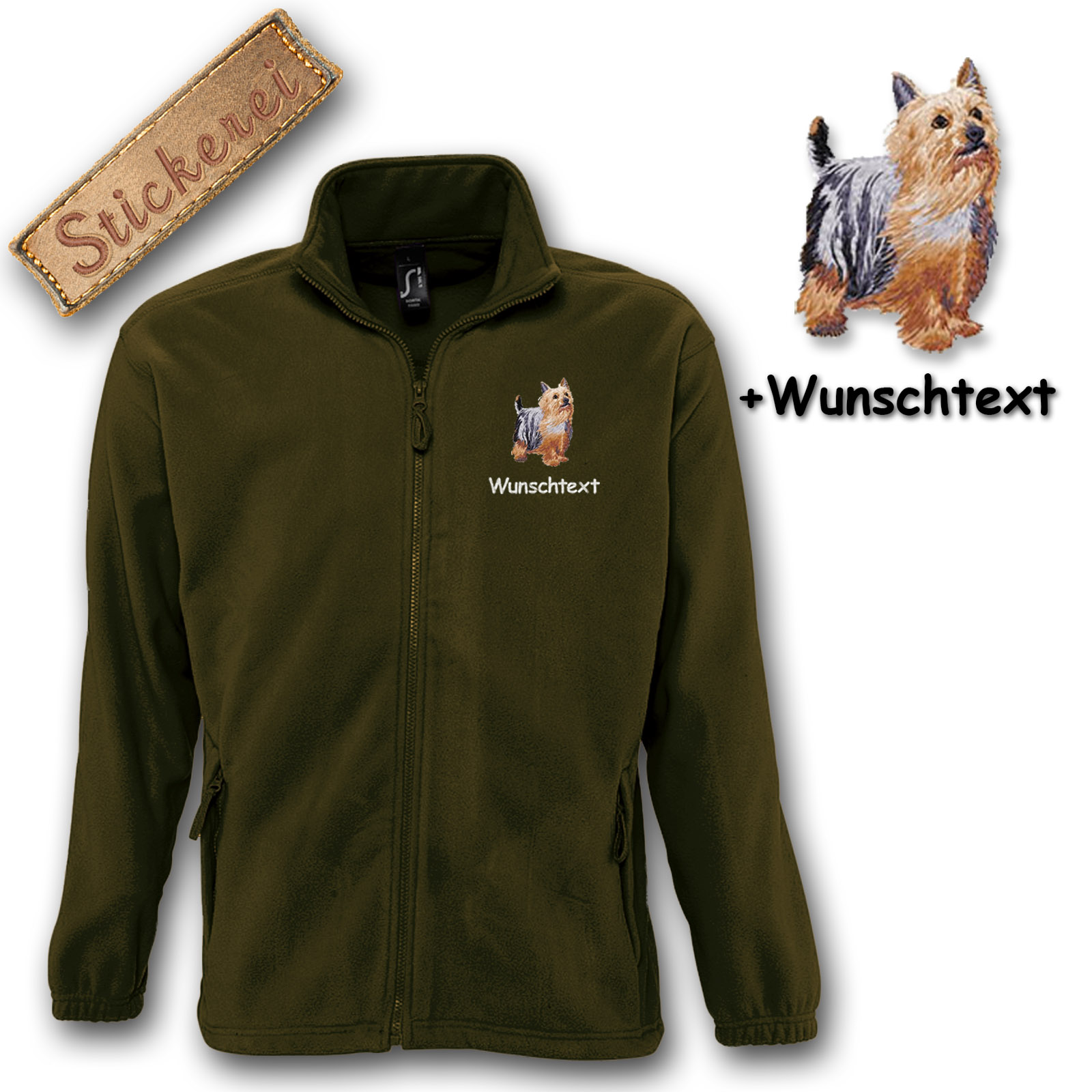 Fleecejacke Australian Silky Terrier – Bild 17