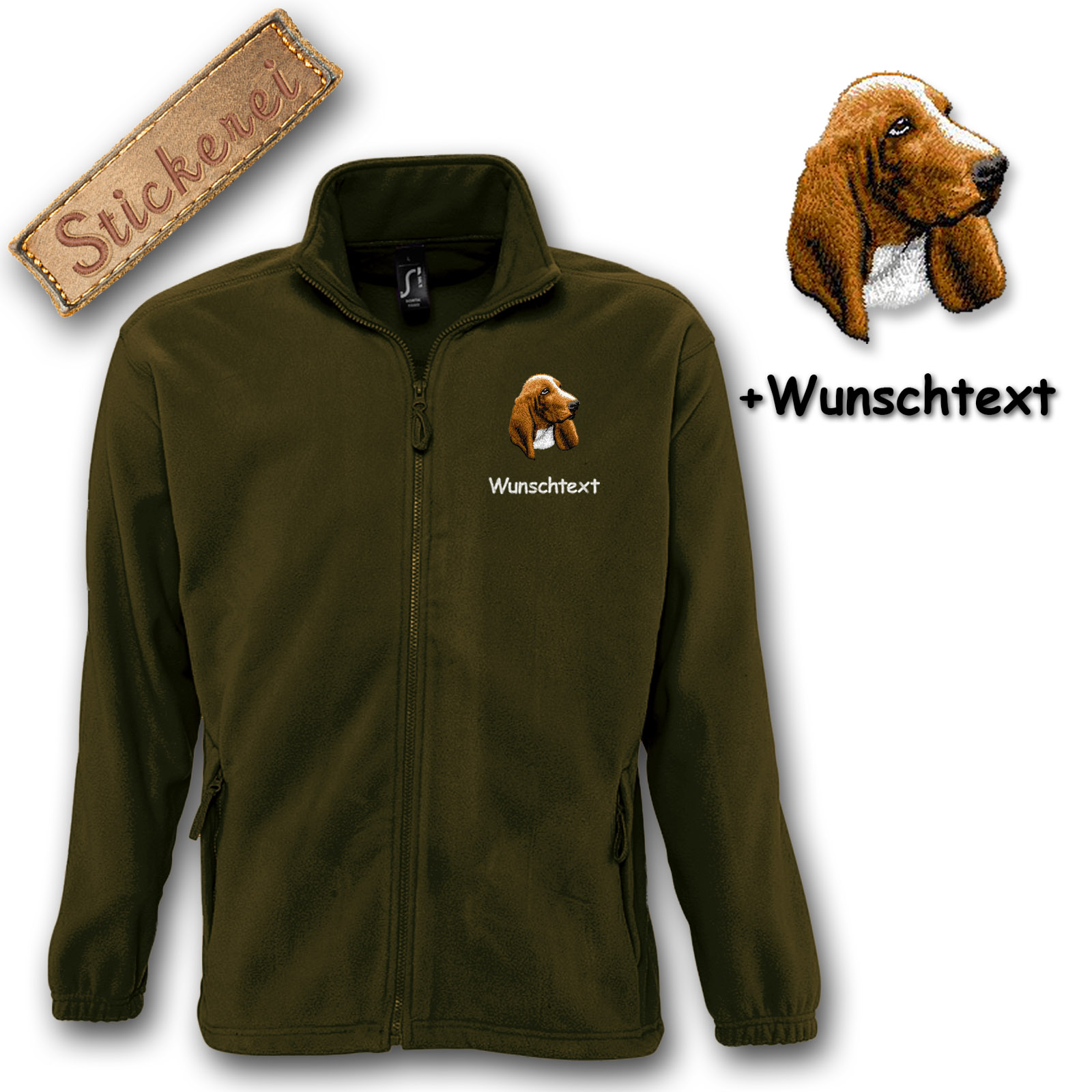 Fleecejacke Basset – Bild 17
