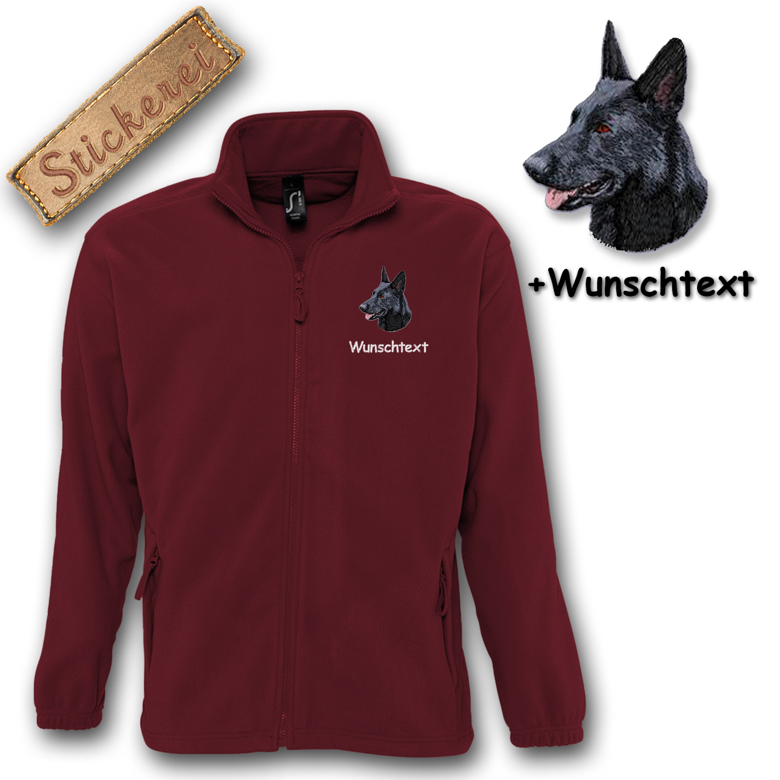 Fleecejacke Schäferhund – Bild 15