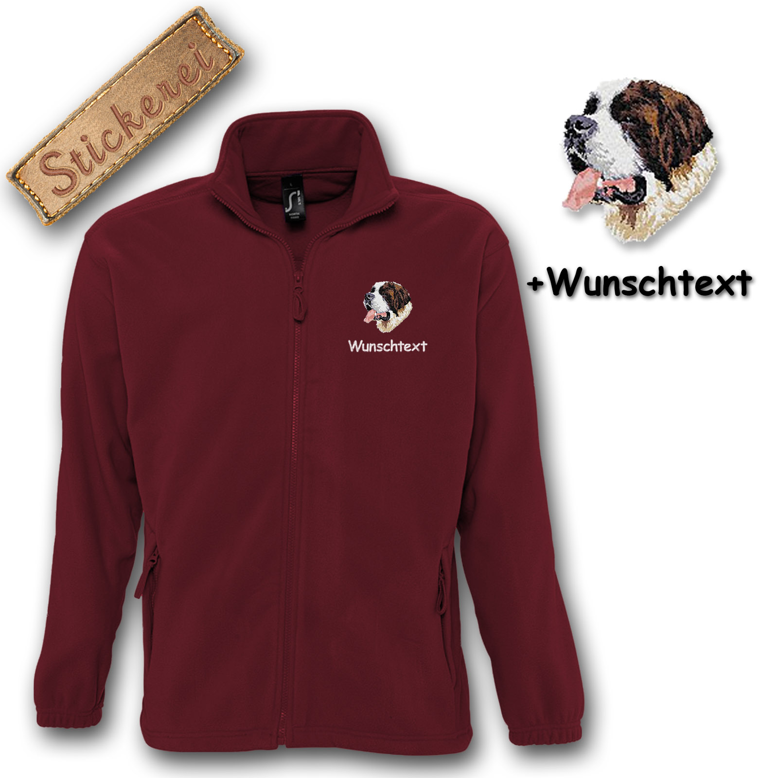 Fleecejacke Bernhardiner – Bild 17