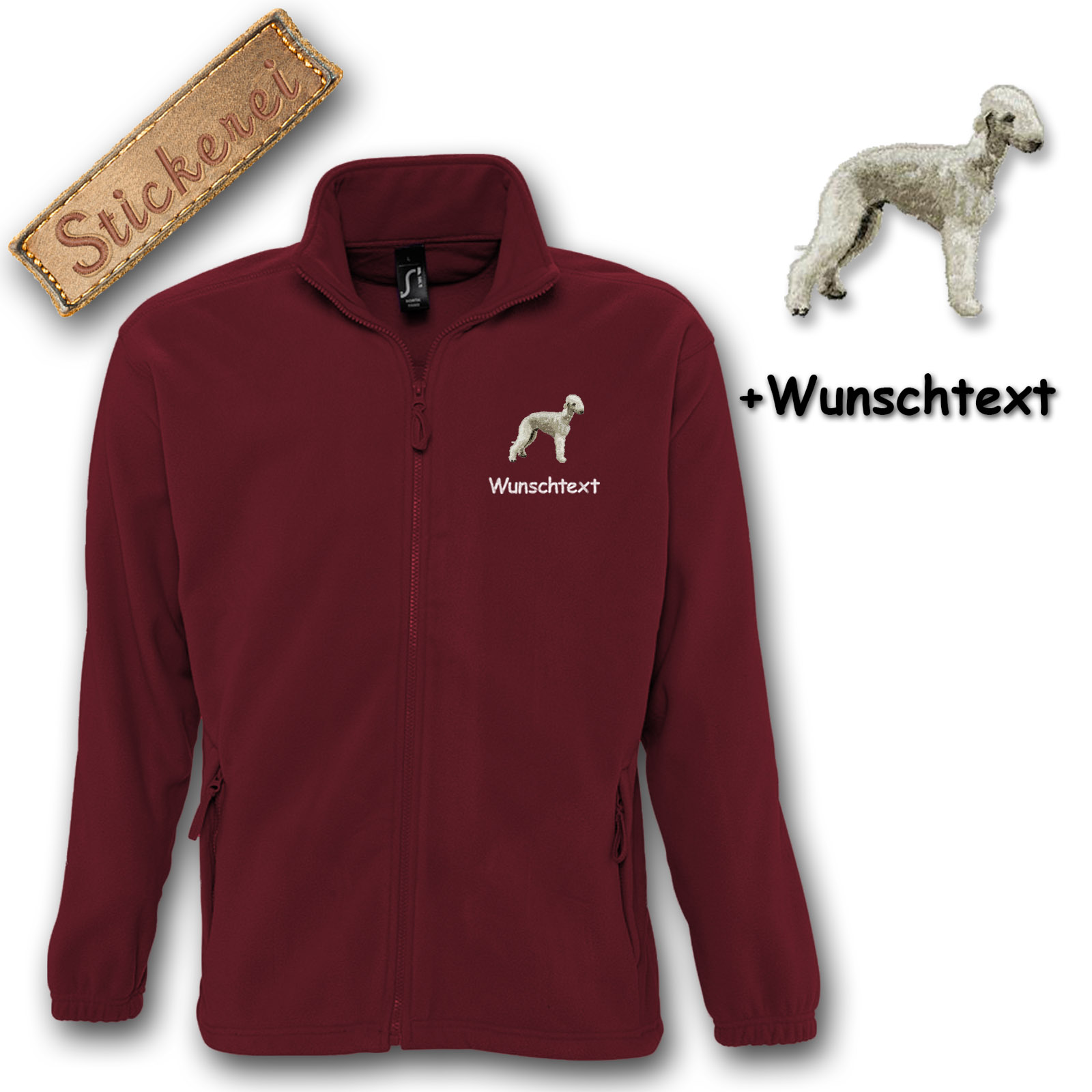 Kinder-Fleecejacke Bedlington – Bild 6