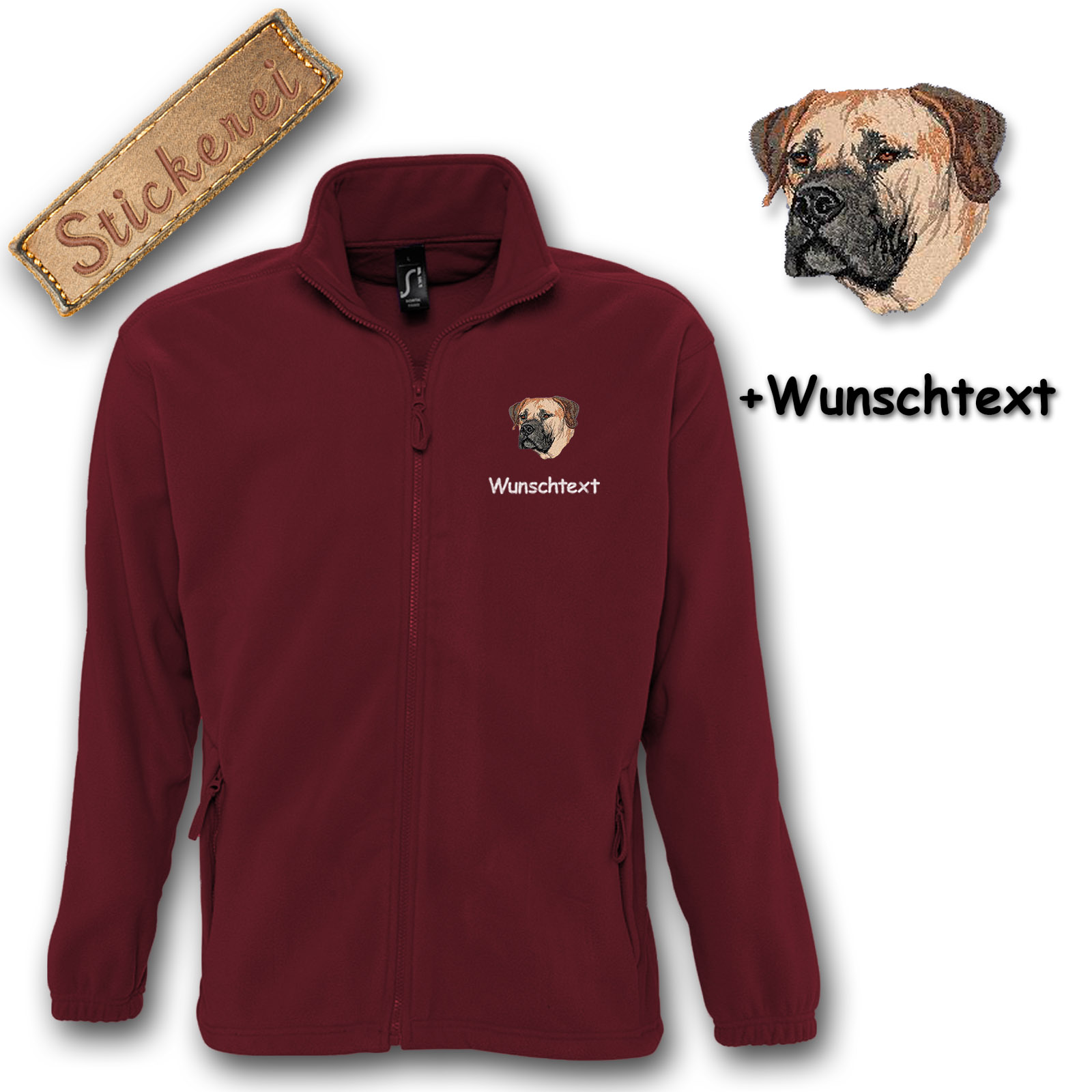 Kinder-Fleecejacke Boerboel – Bild 6