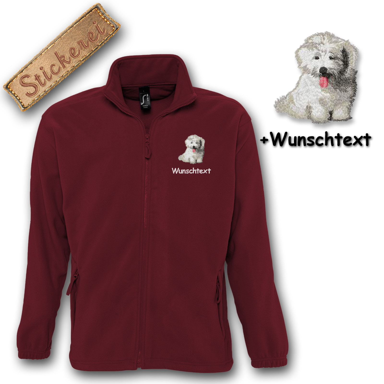 Kinder-Fleecejacke Coton de Tuléar – Bild 6