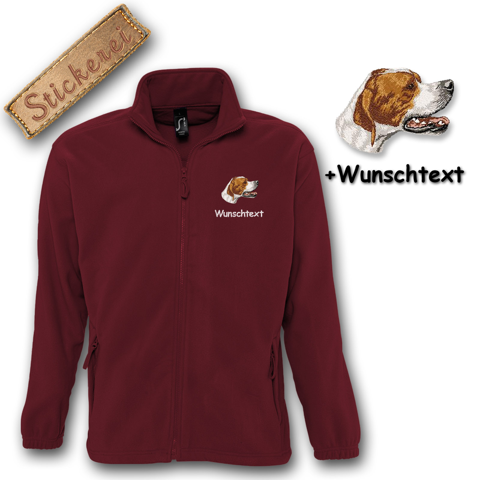 Kinder-Fleecejacke English Pointer – Bild 6