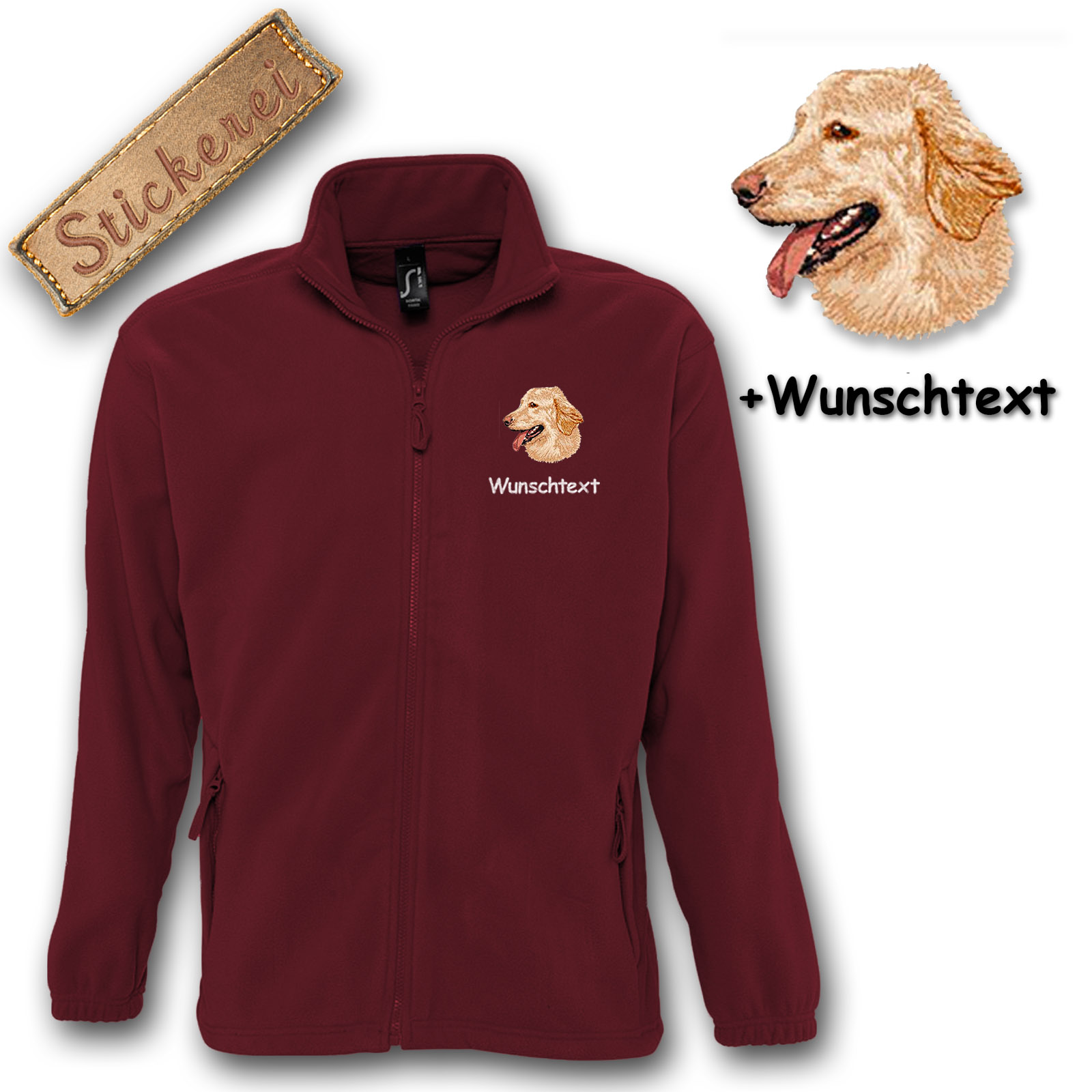 Kinder-Fleecejacke Hovawart – Bild 6