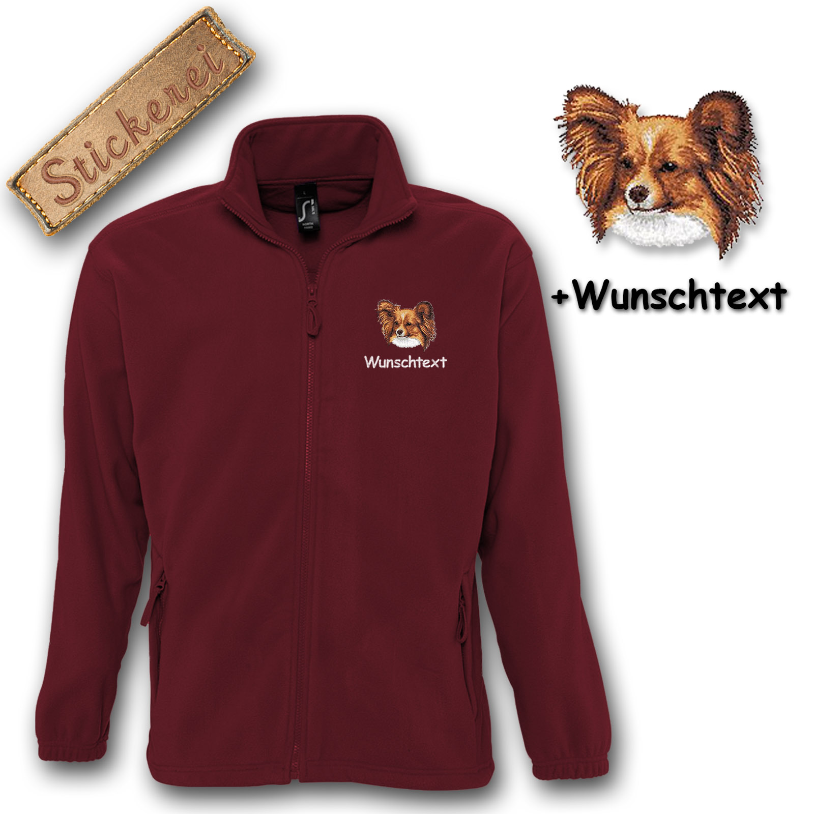 Kinder-Fleecejacke Papillon – Bild 6