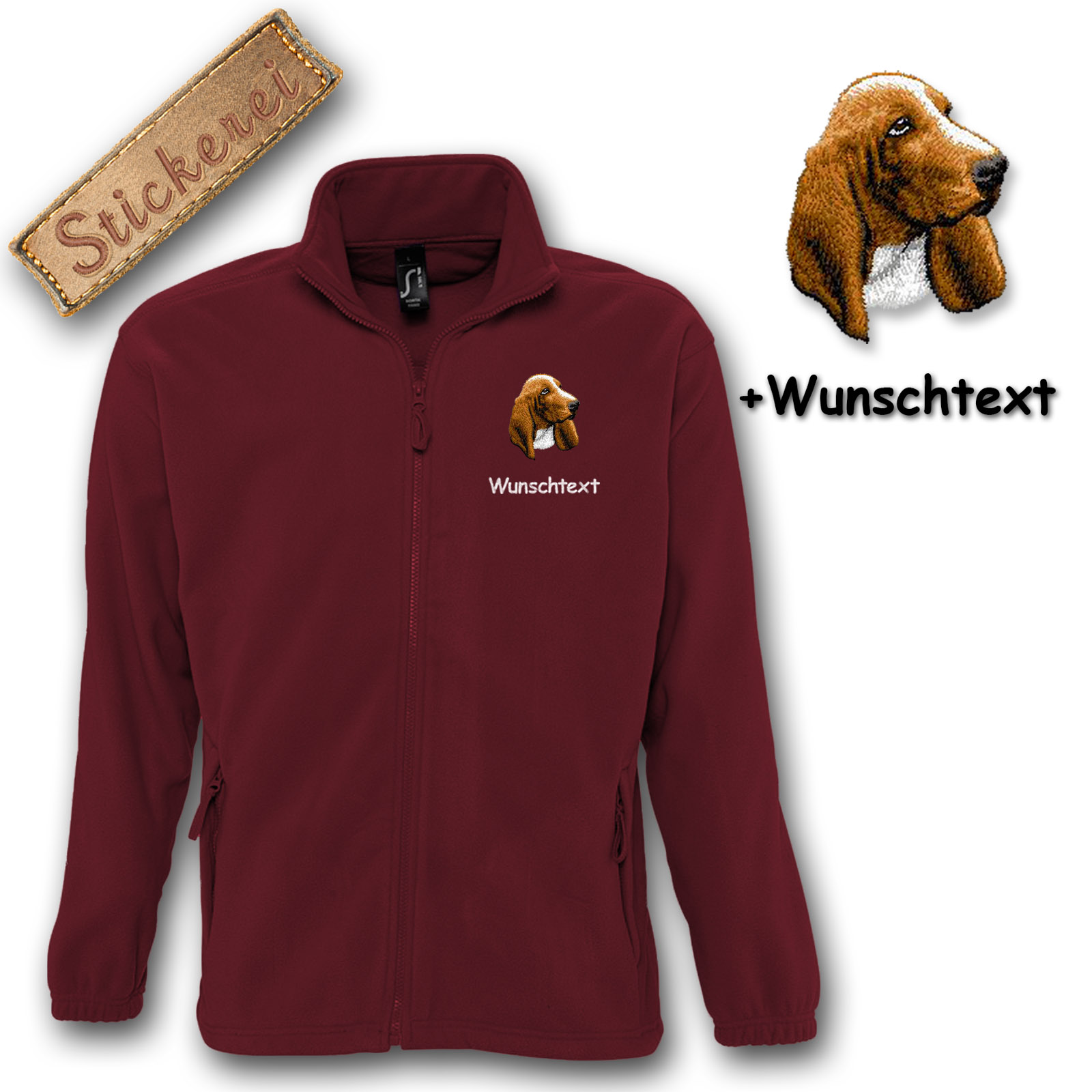 Fleecejacke Basset – Bild 16
