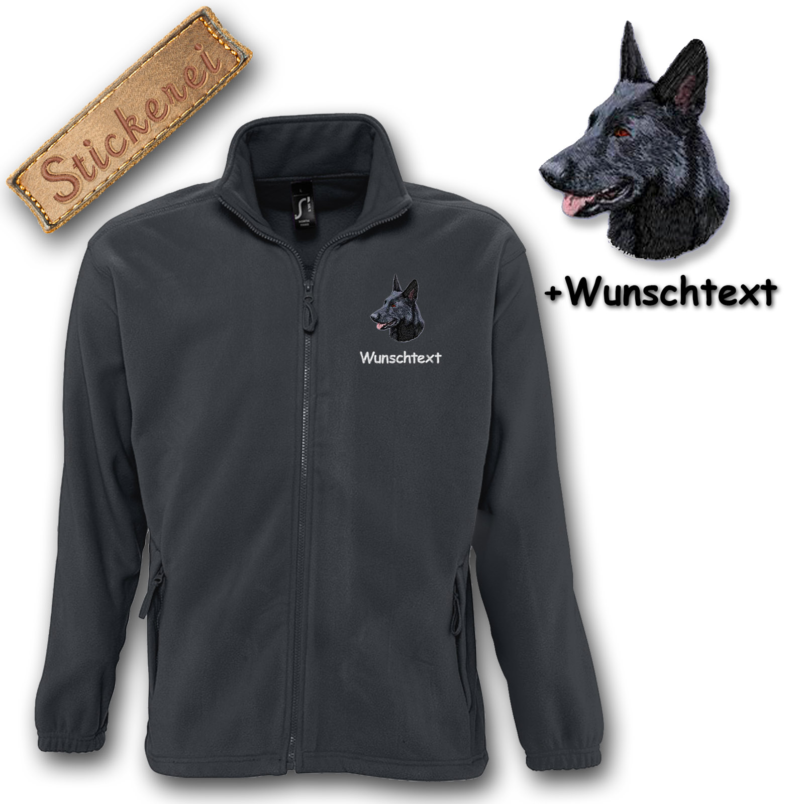 Fleecejacke Schäferhund – Bild 14
