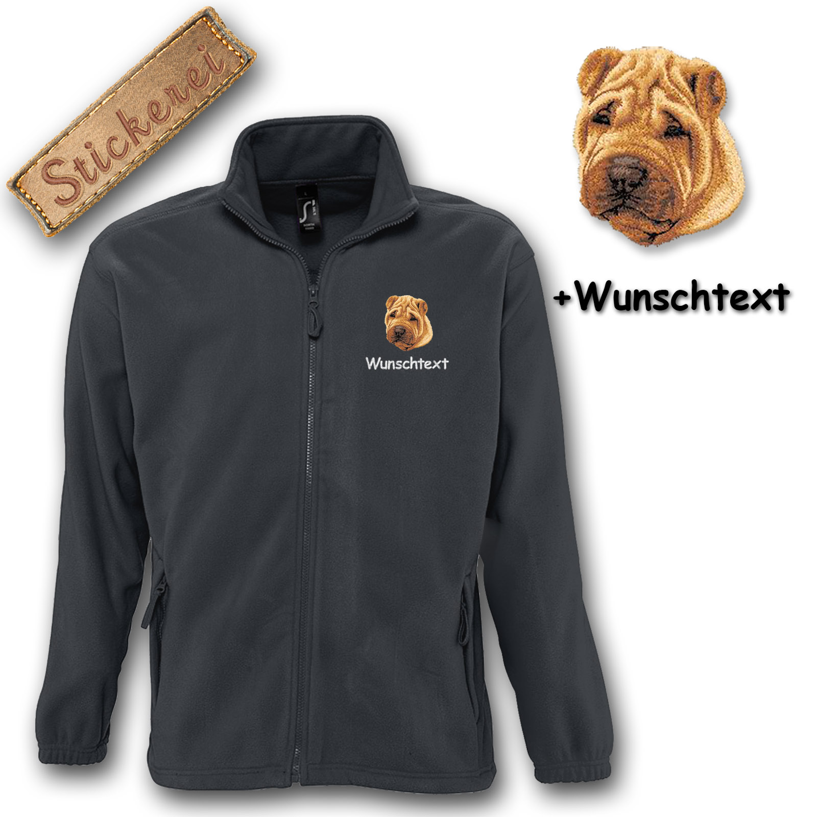Fleecejacke Shar-Pei – Bild 6