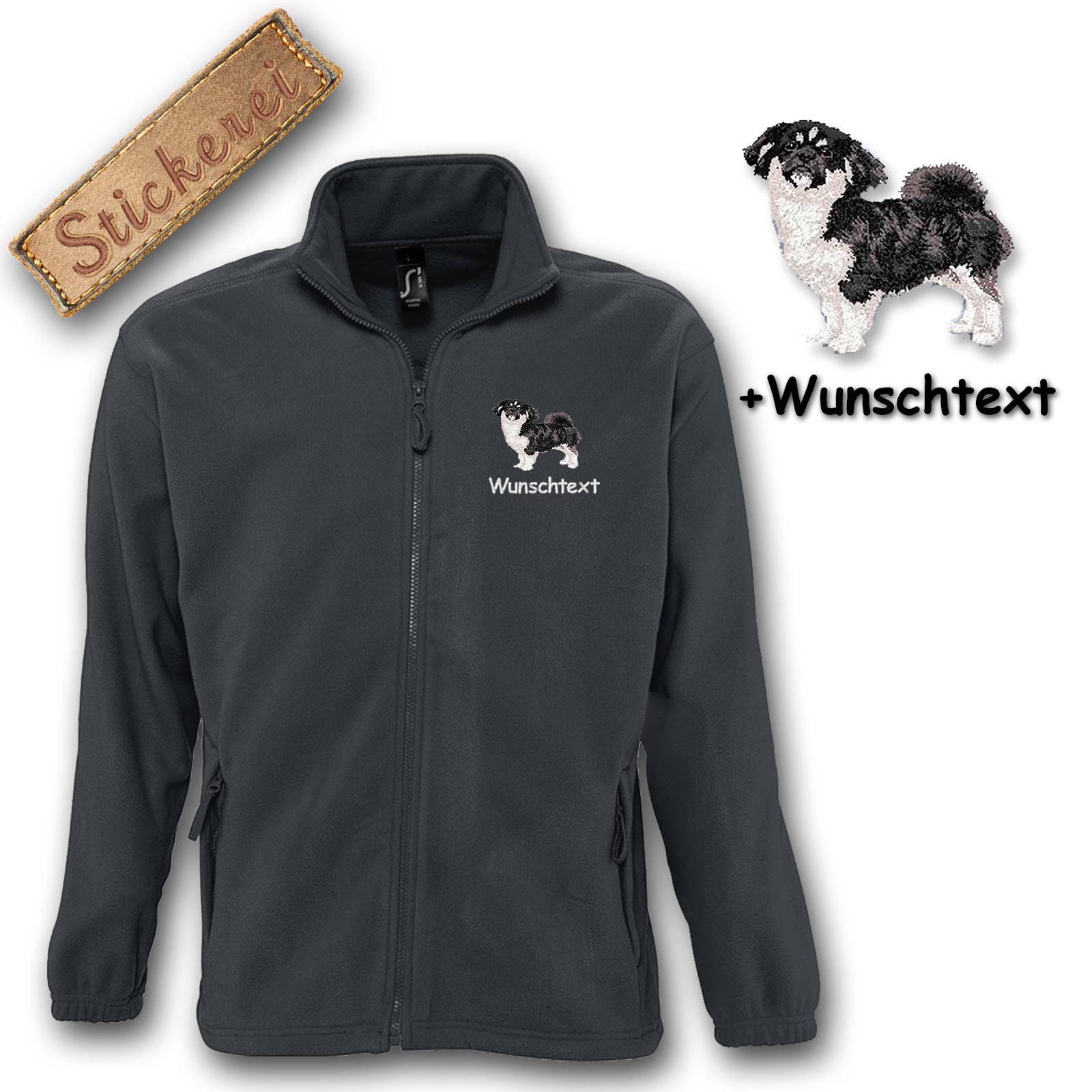 Fleecejacke Tibet Spaniel – Bild 5
