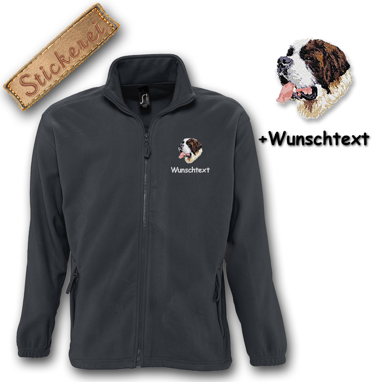 Fleecejacke Bernhardiner – Bild 16