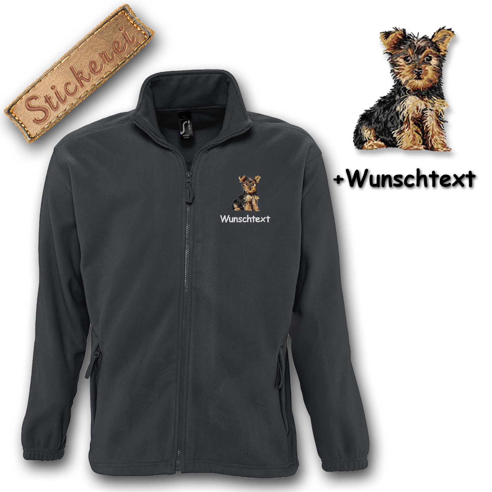 Fleecejacke Yorkshire Terrier – Bild 5