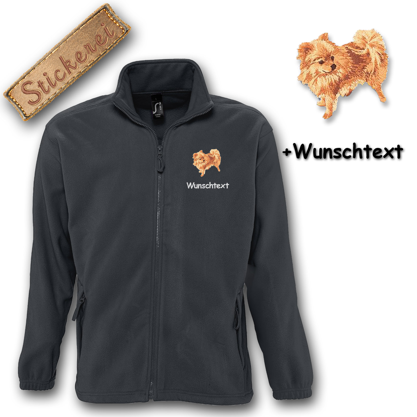Fleecejacke Spitz – Bild 15