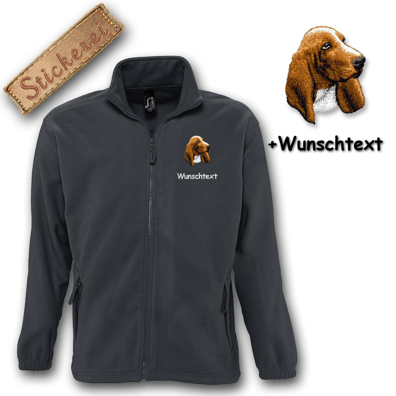 Fleecejacke Basset – Bild 15