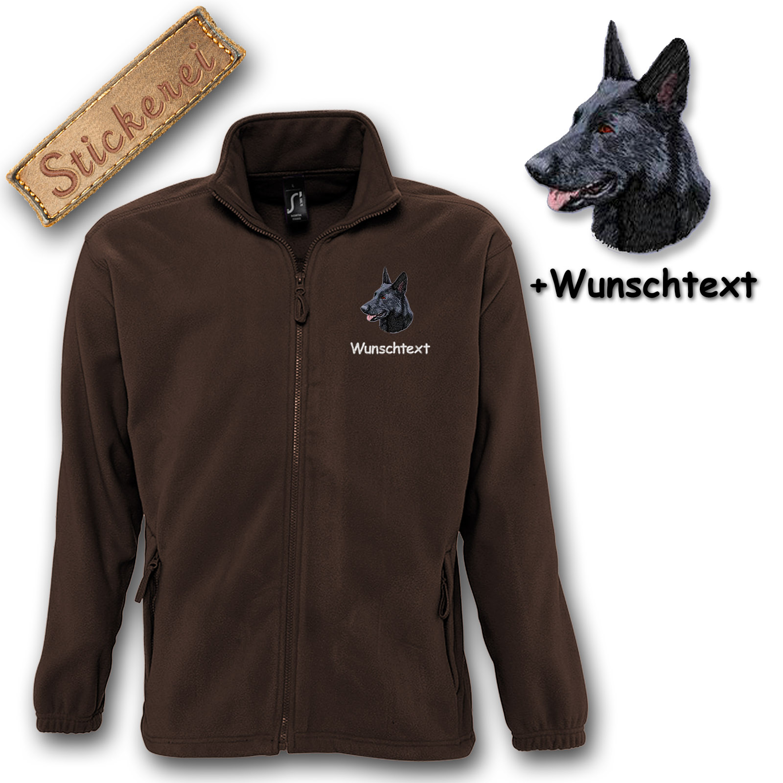 Fleecejacke Schäferhund – Bild 13