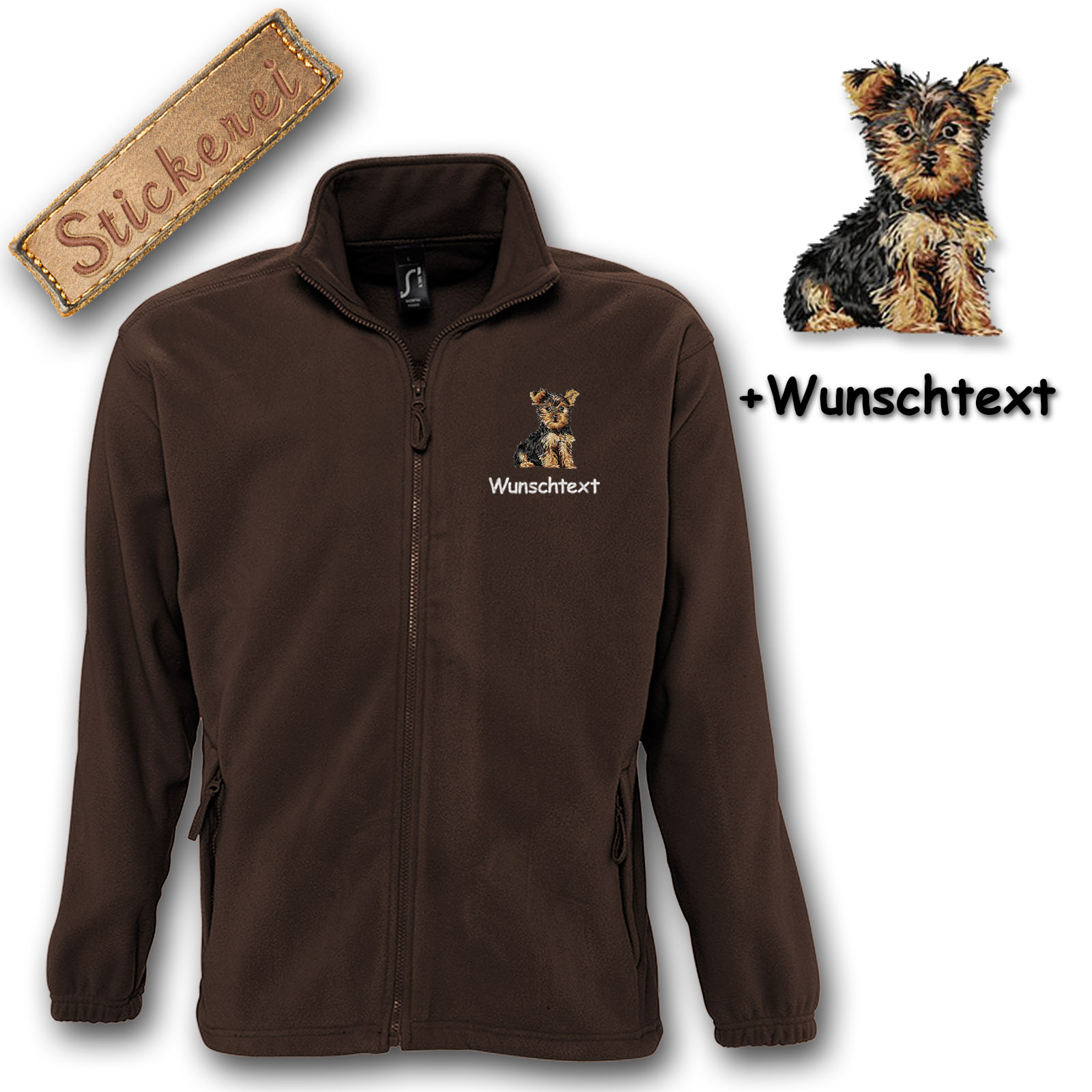 Fleecejacke Yorkshire Terrier – Bild 6