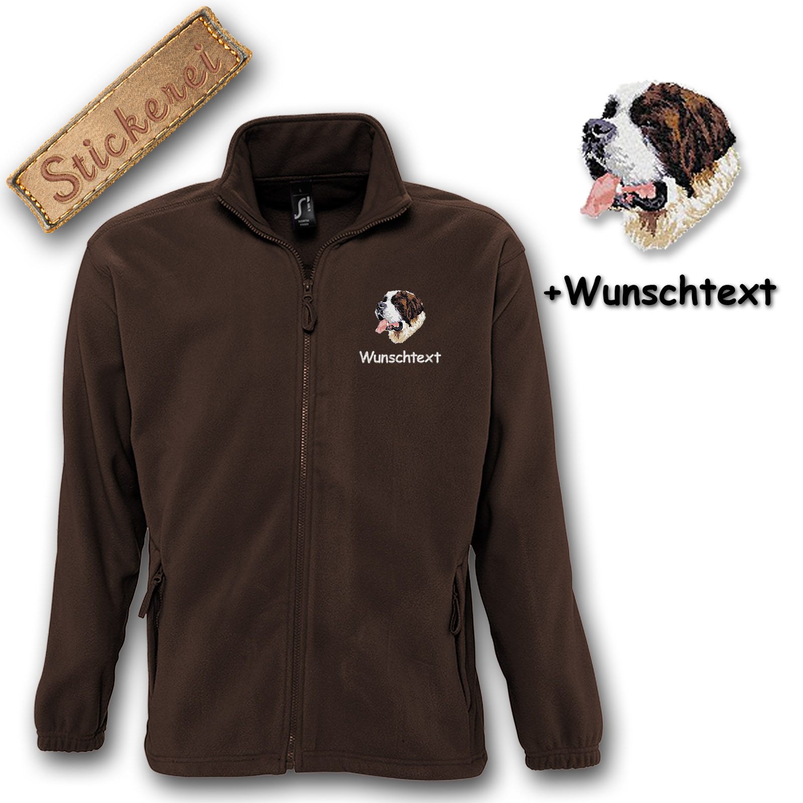Fleecejacke Bernhardiner – Bild 15