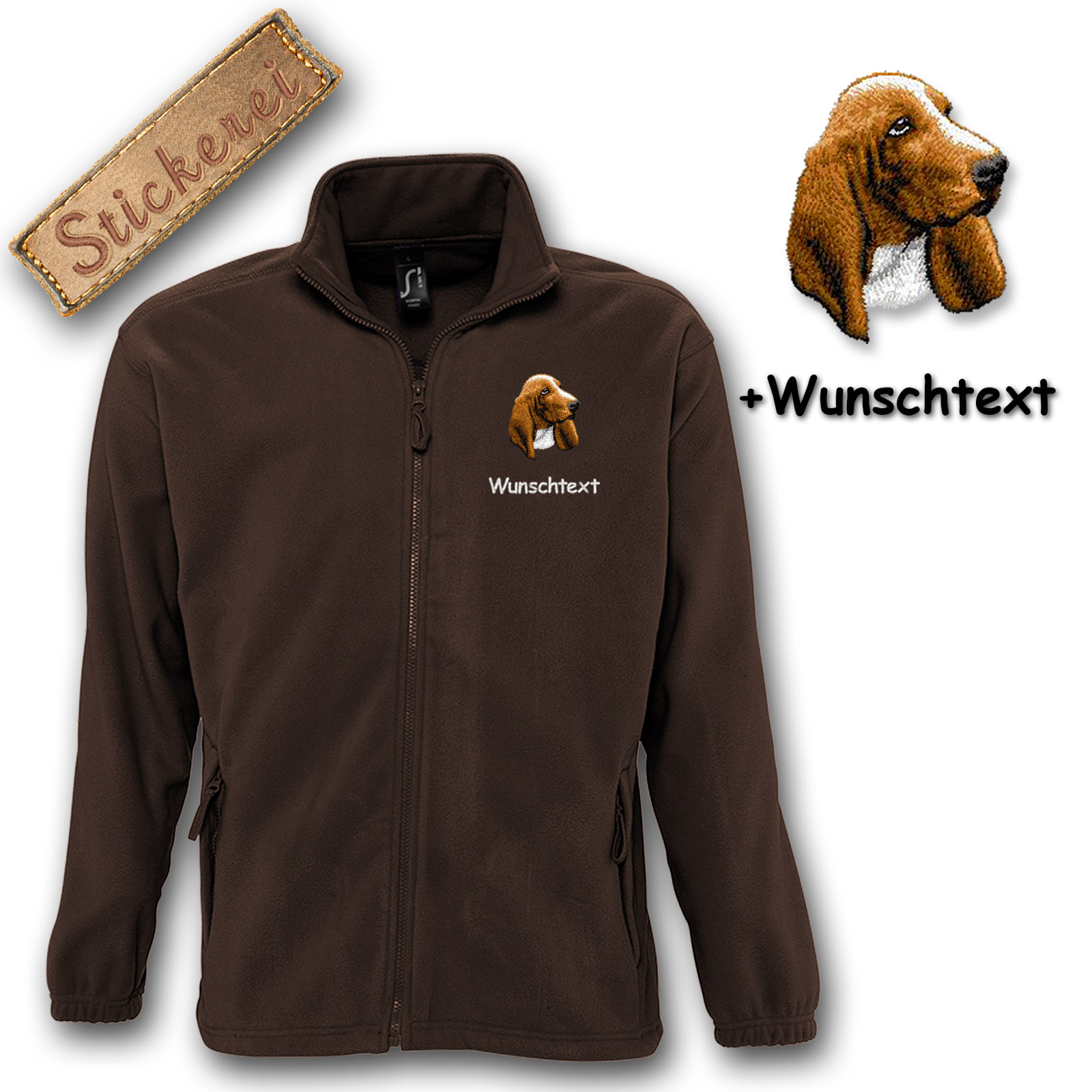 Fleecejacke Basset – Bild 14