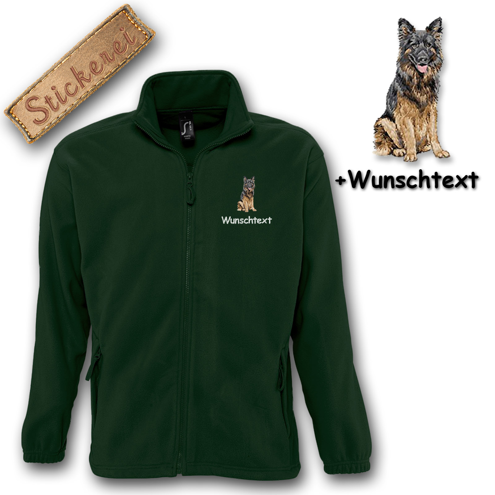 Fleecejacke Schäferhund – Bild 7