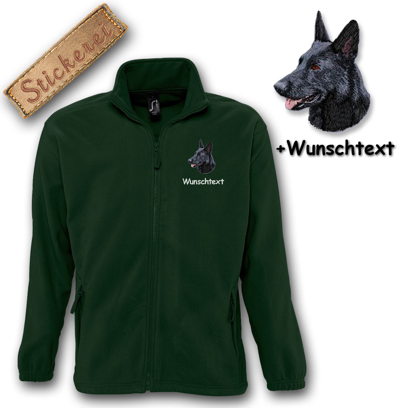 Fleecejacke Schäferhund – Bild 12
