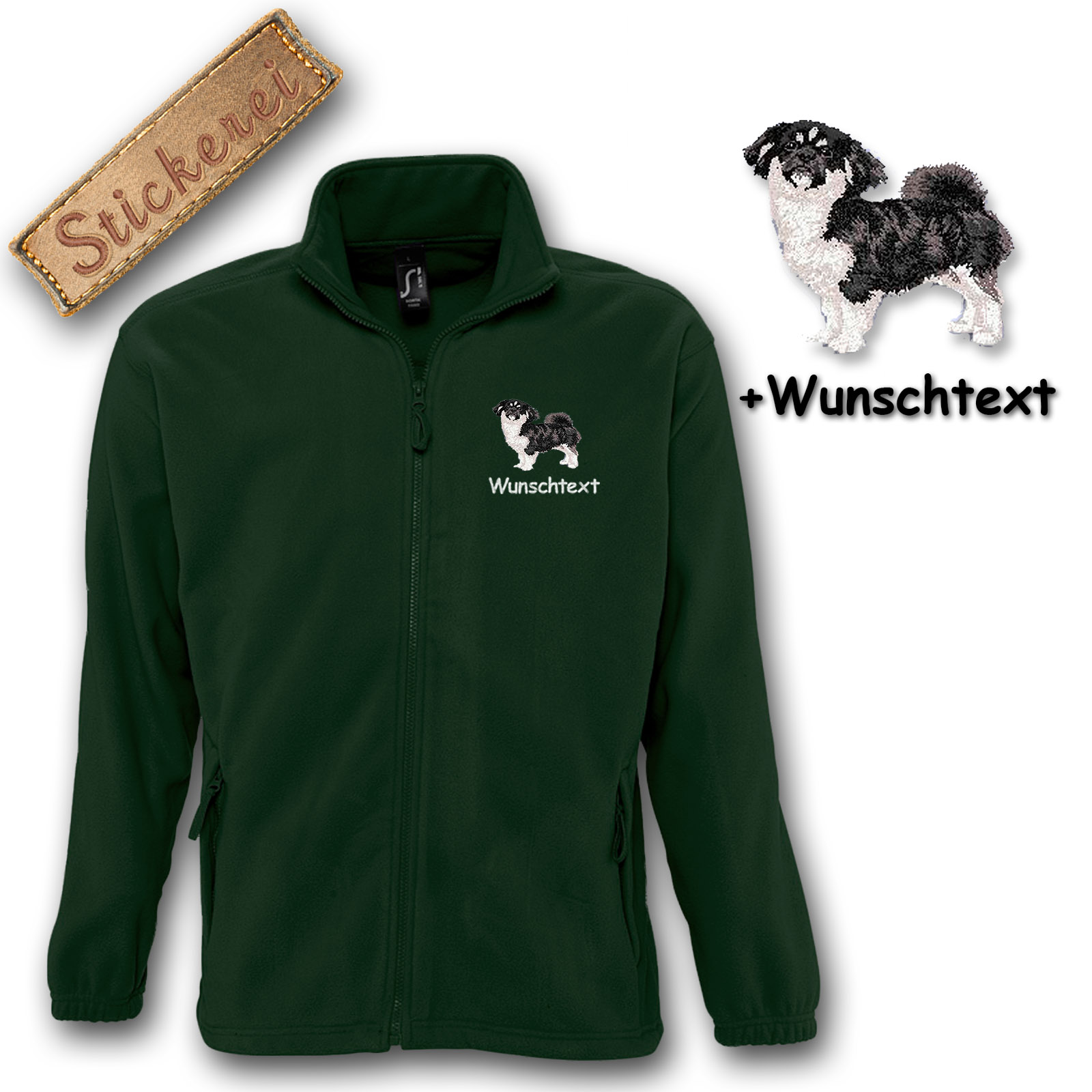 Fleecejacke Tibet Spaniel – Bild 7