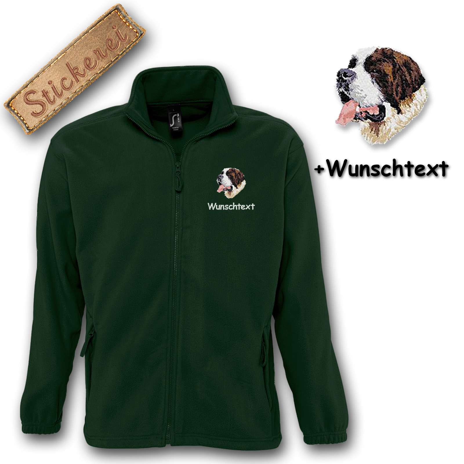 Fleecejacke Bernhardiner – Bild 14