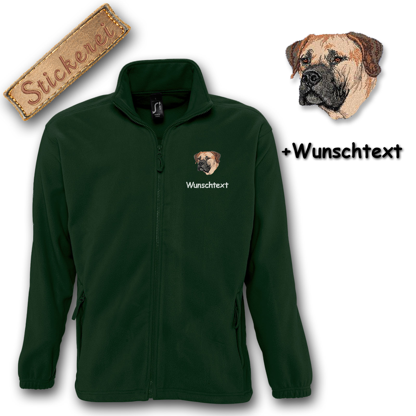 Kinder-Fleecejacke Boerboel – Bild 5