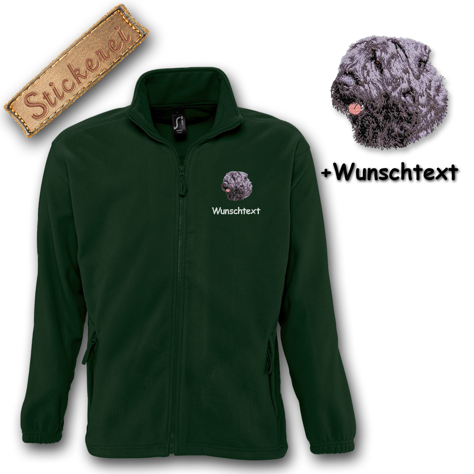Kinder-Fleecejacke Bouvier des Flandres – Bild 6