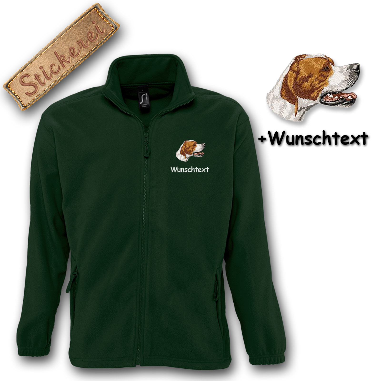 Kinder-Fleecejacke English Pointer – Bild 5