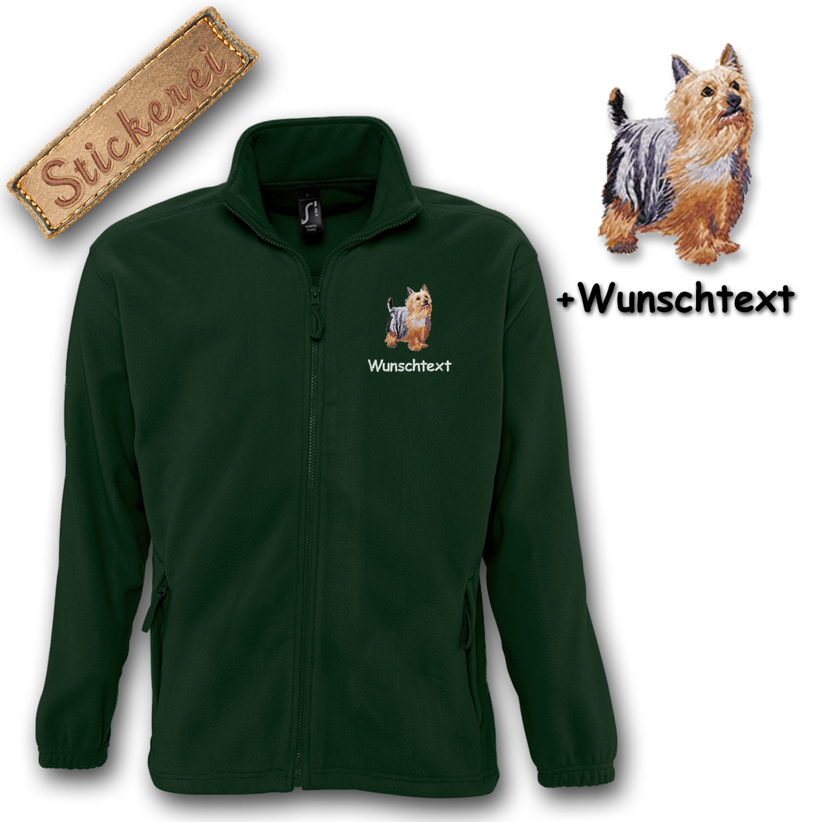 Fleecejacke Australian Silky Terrier – Bild 13