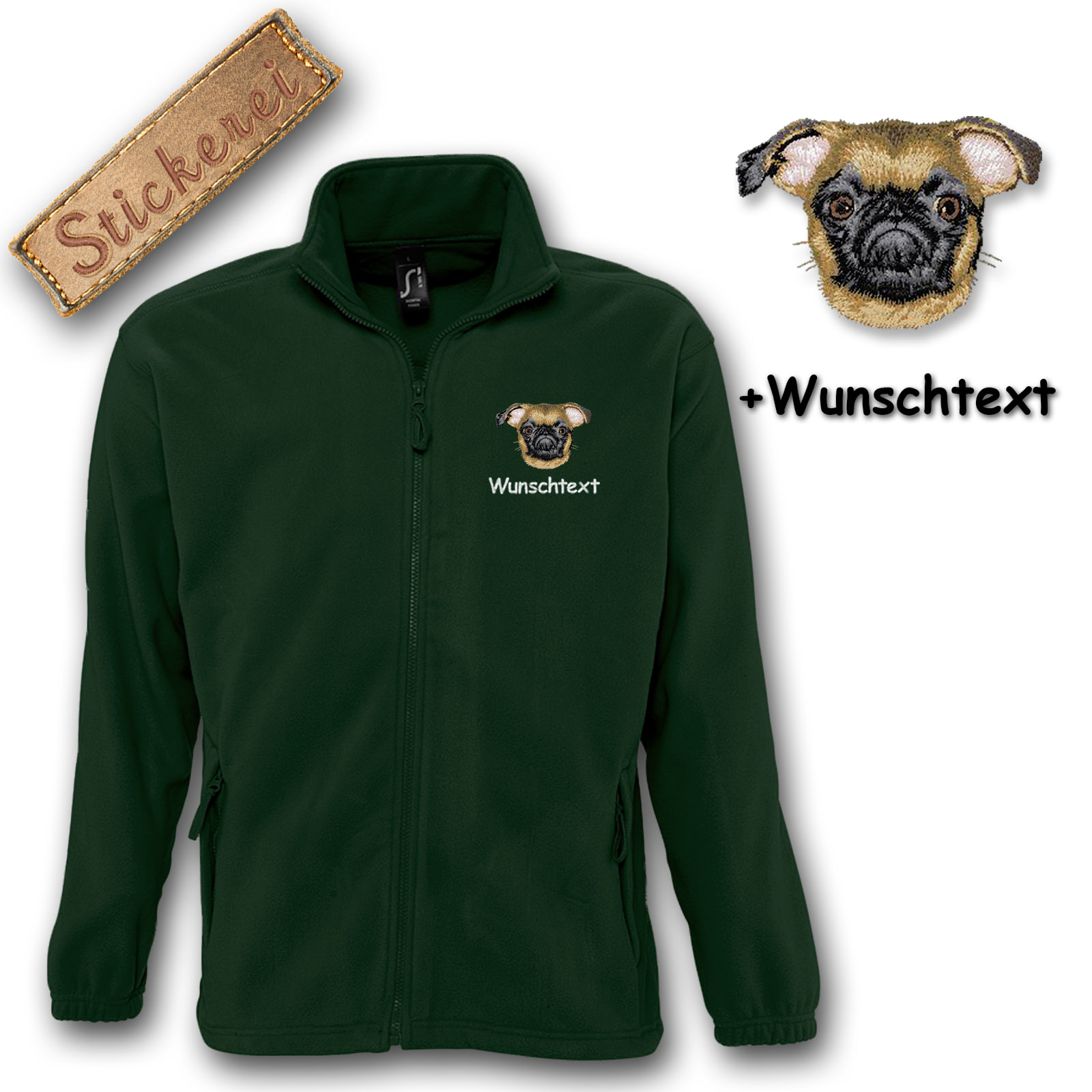 Kinder-Fleecejacke Kleiner Brabanter – Bild 5