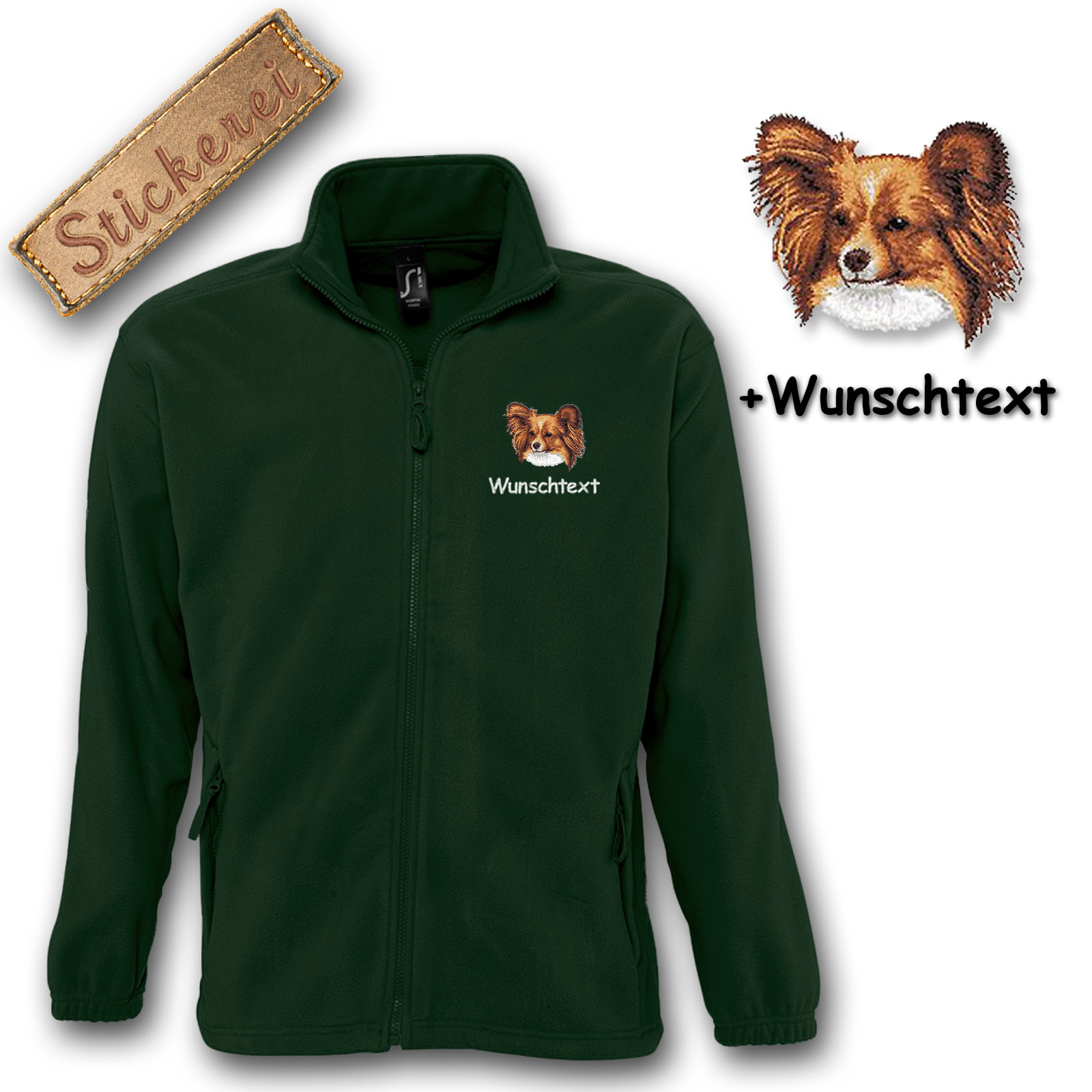 Kinder-Fleecejacke Papillon – Bild 5