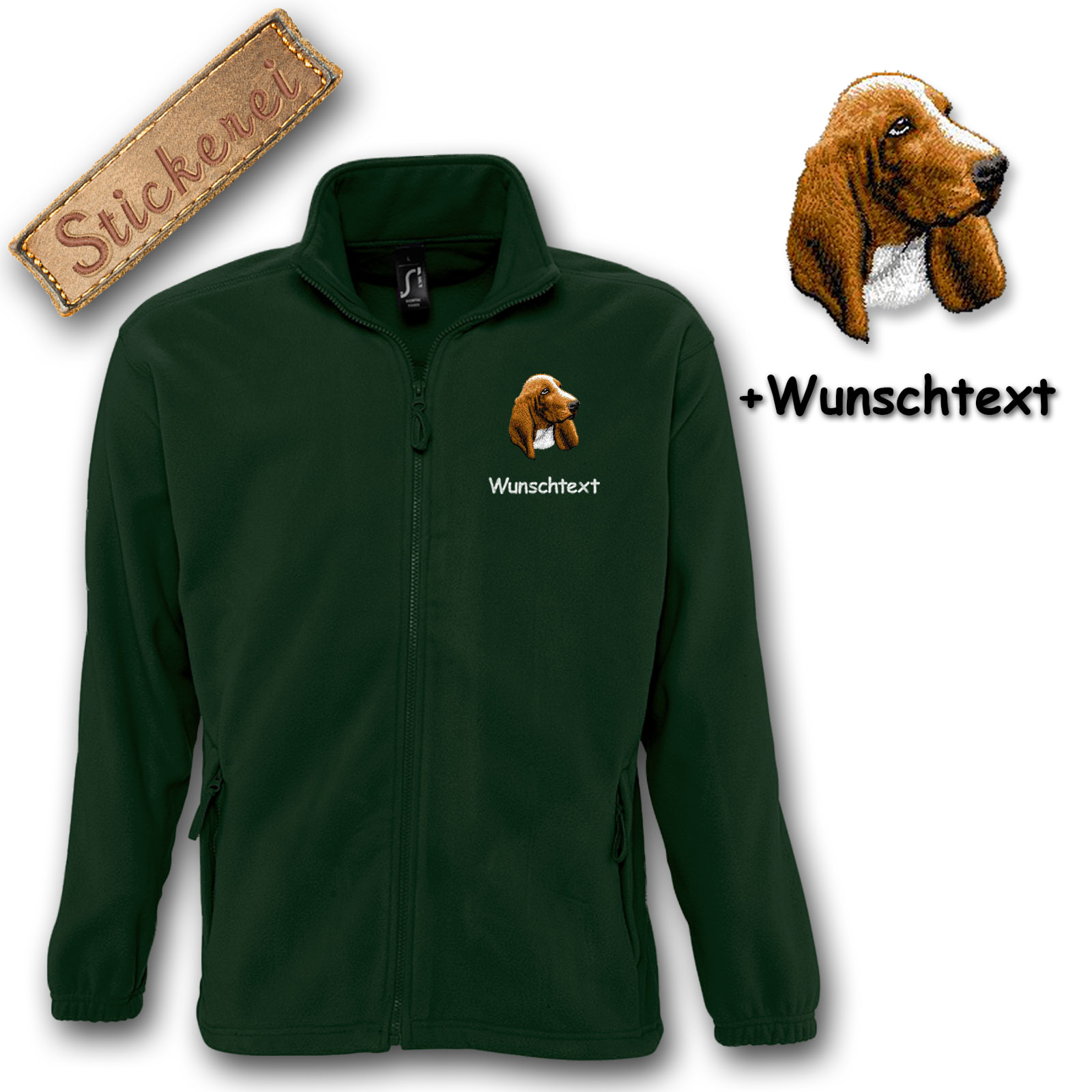 Fleecejacke Basset – Bild 13