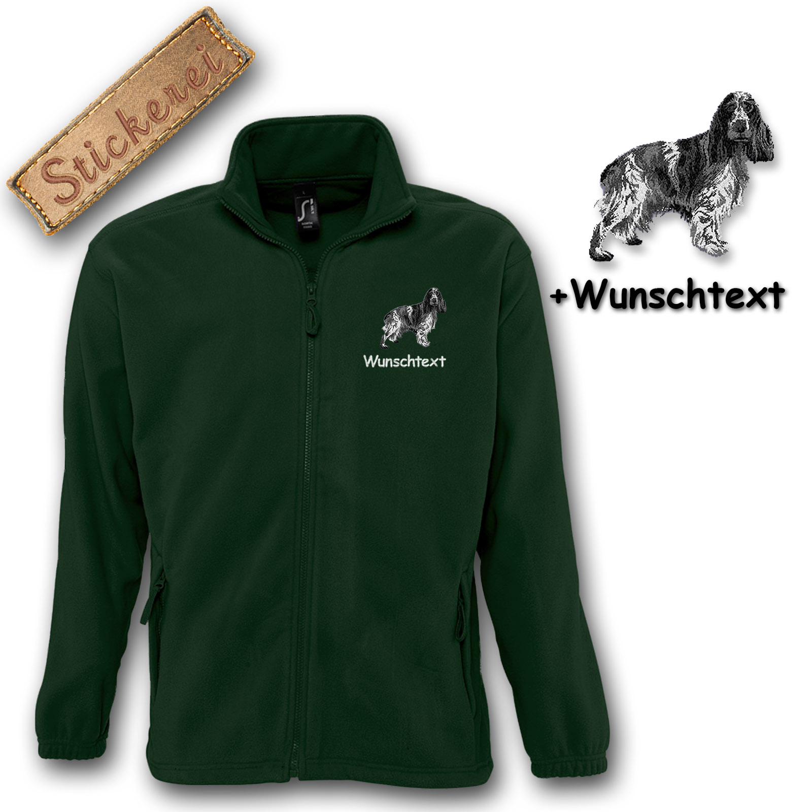 Fleecejacke English Cocker Spaniel – Bild 16