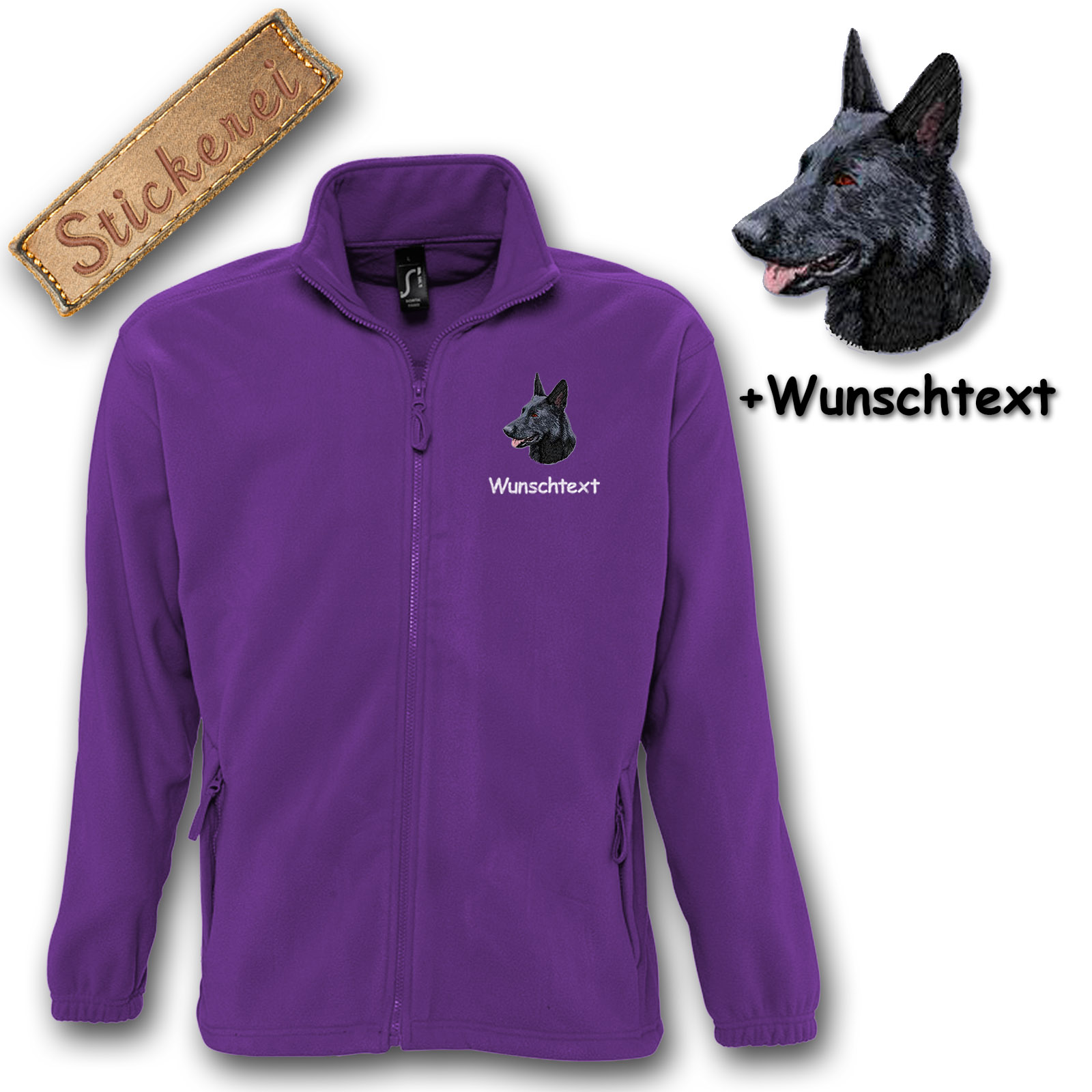 Fleecejacke Schäferhund – Bild 11