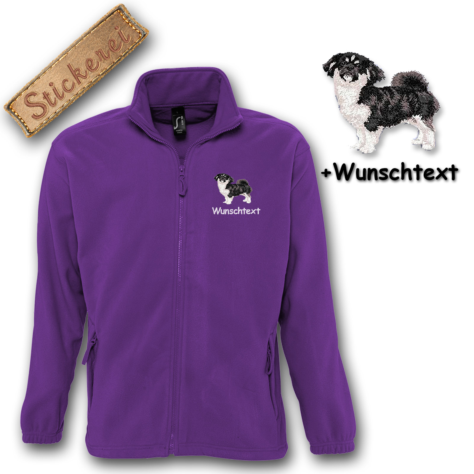 Fleecejacke Tibet Spaniel – Bild 8