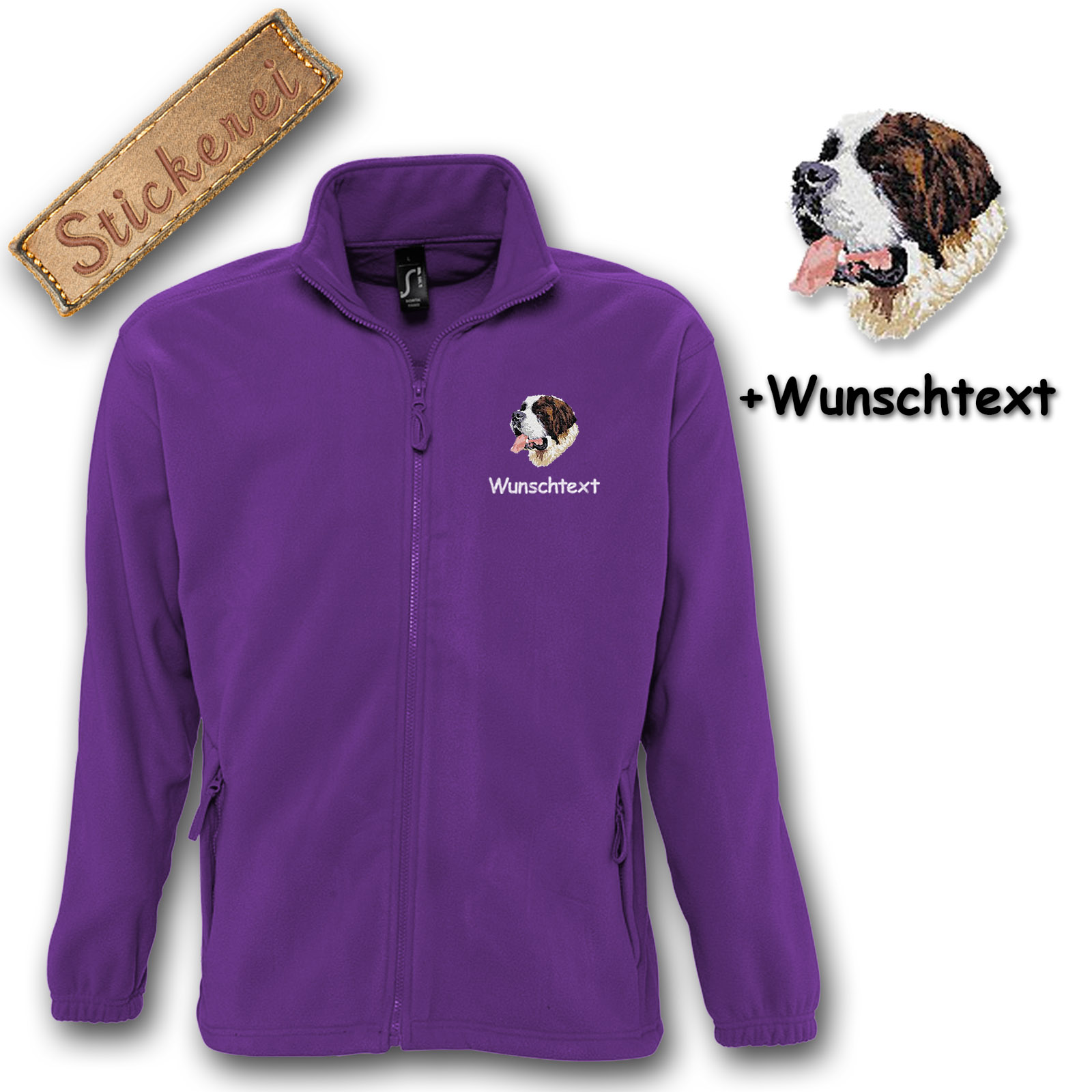 Fleecejacke Bernhardiner – Bild 13