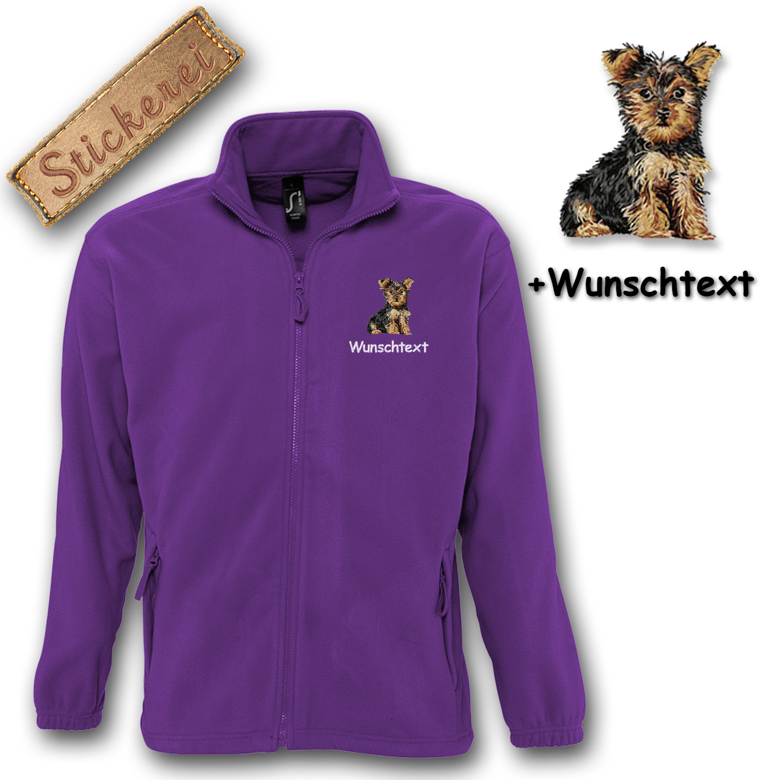 Fleecejacke Yorkshire Terrier – Bild 8