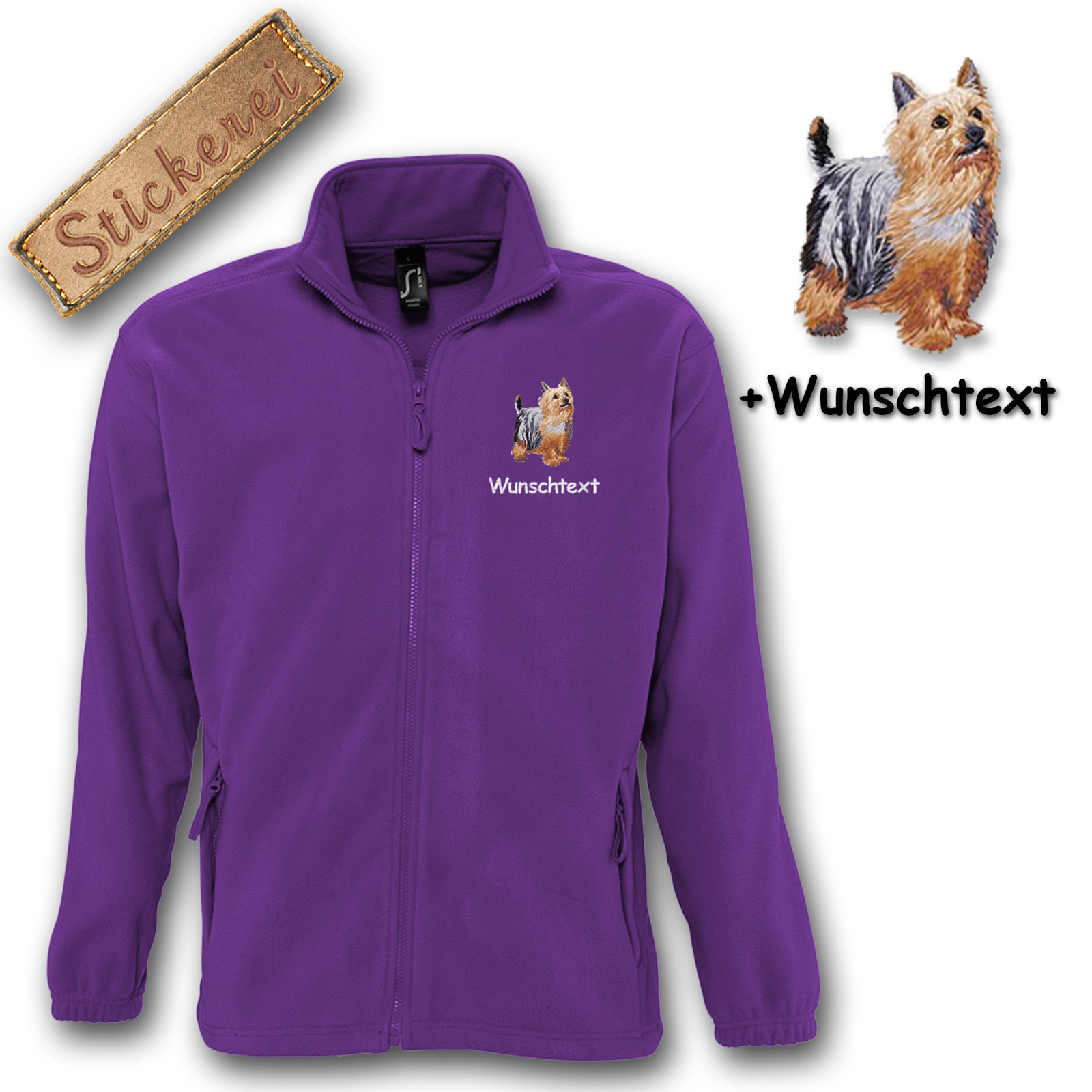 Fleecejacke Australian Silky Terrier – Bild 12