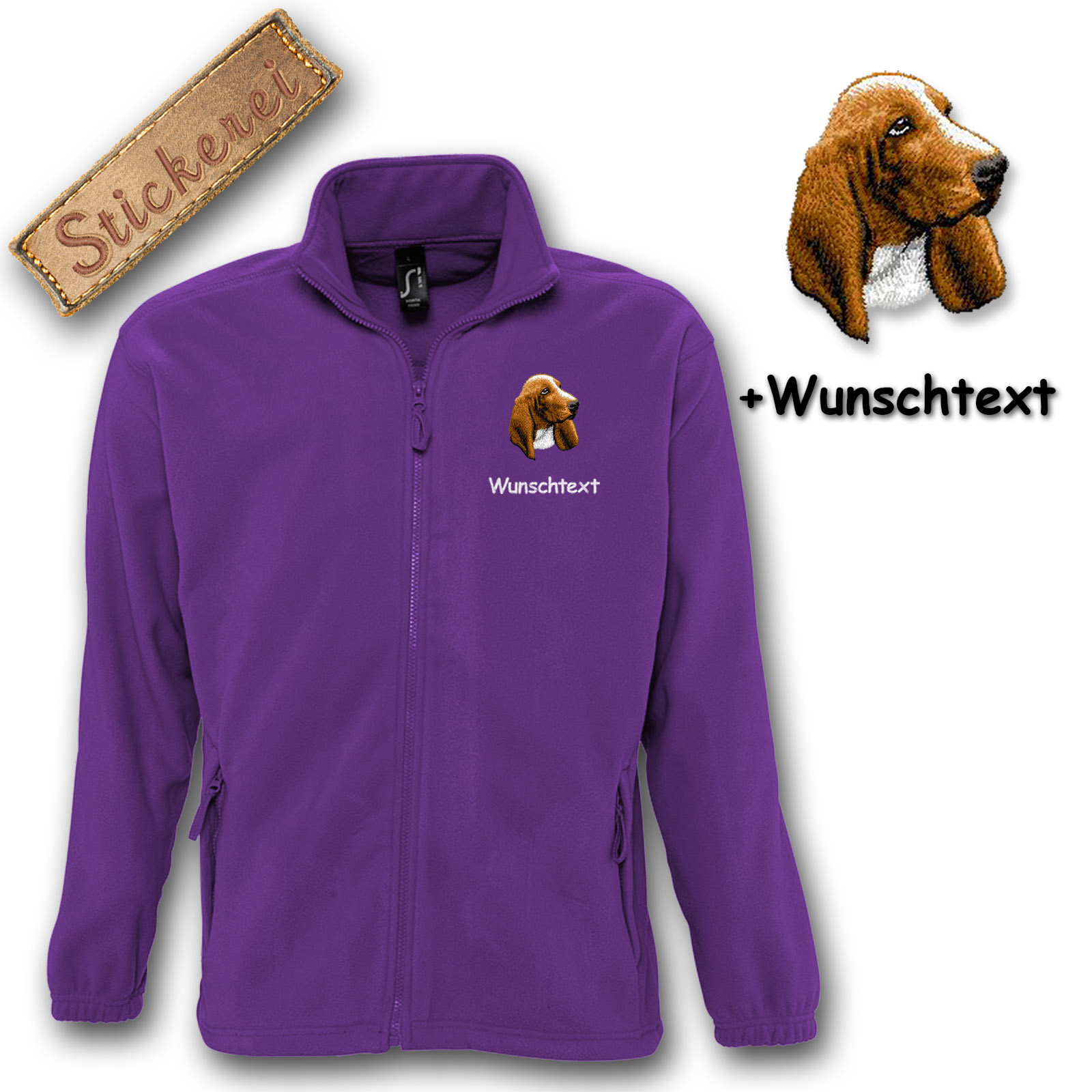 Fleecejacke Basset – Bild 12