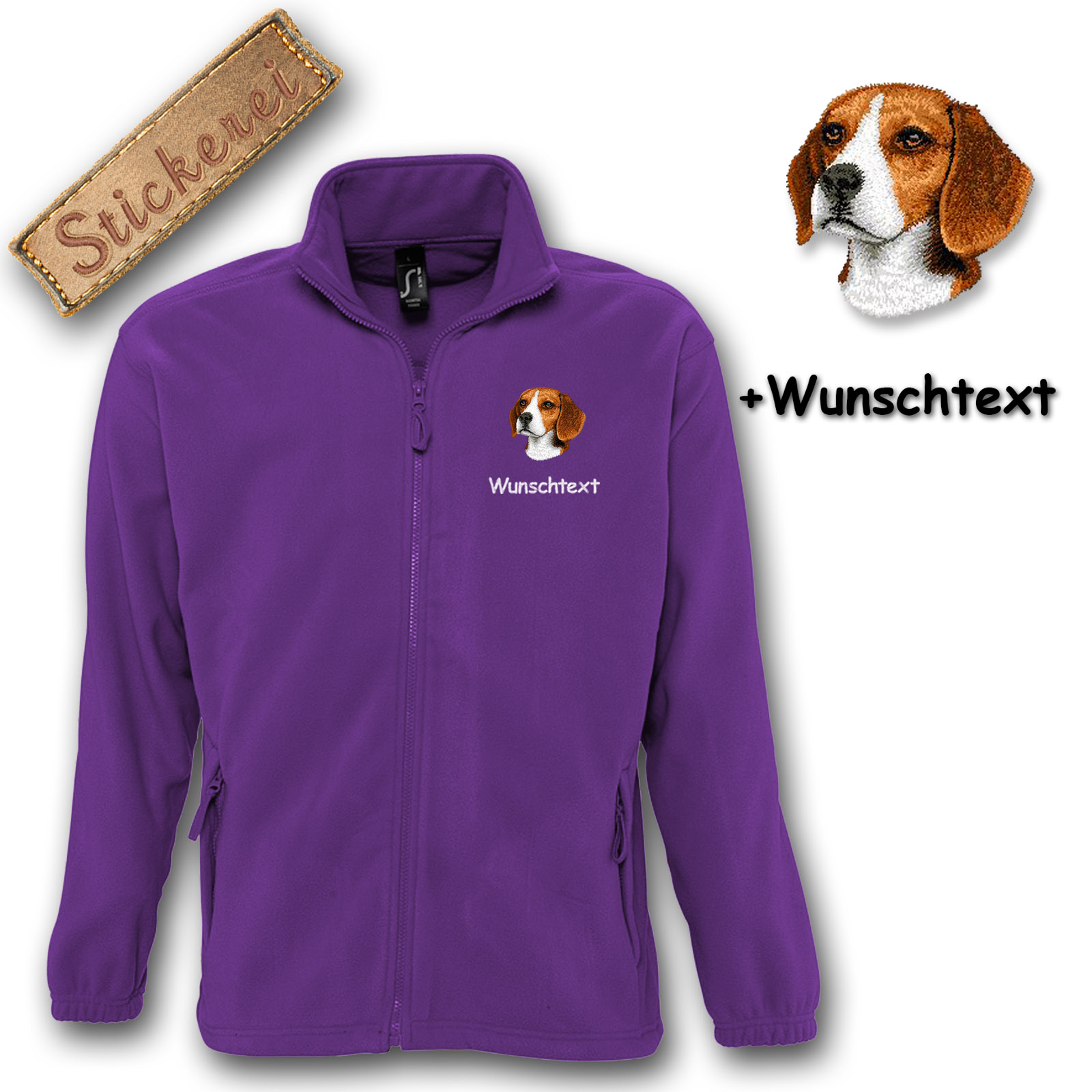 Fleecejacke Beagle – Bild 13