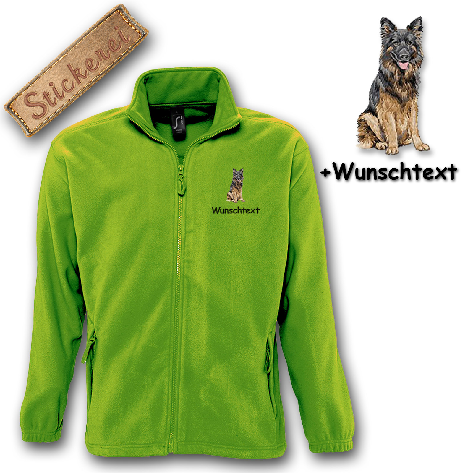 Fleecejacke Schäferhund – Bild 9