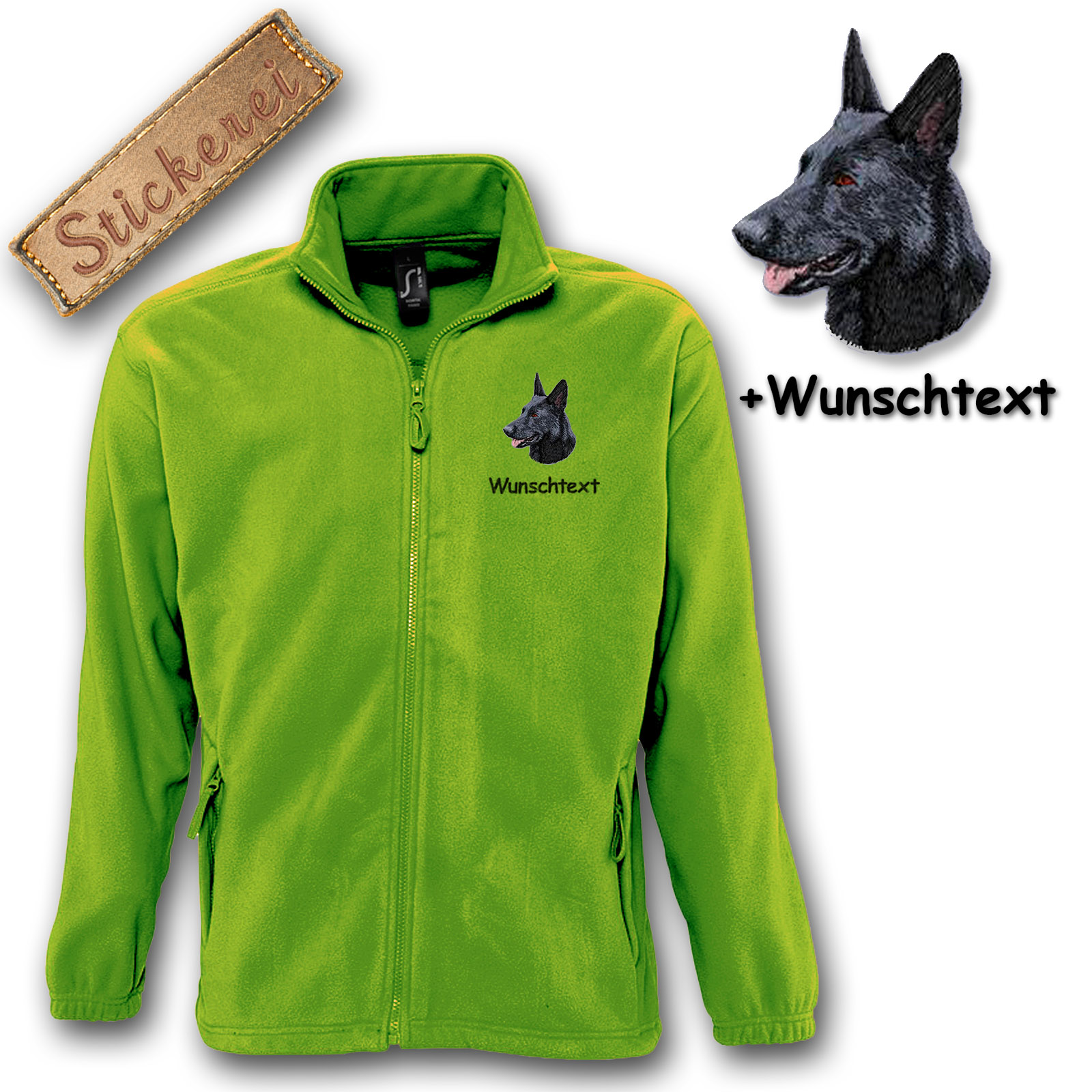 Fleecejacke Schäferhund – Bild 10